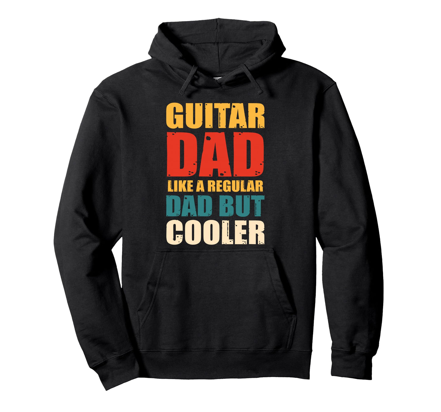 Fathers Day Guitar Dad Like Regular Hoodie - Minimalist Print Men Women - T-Shirt, Sweatshirt, Hoodie
