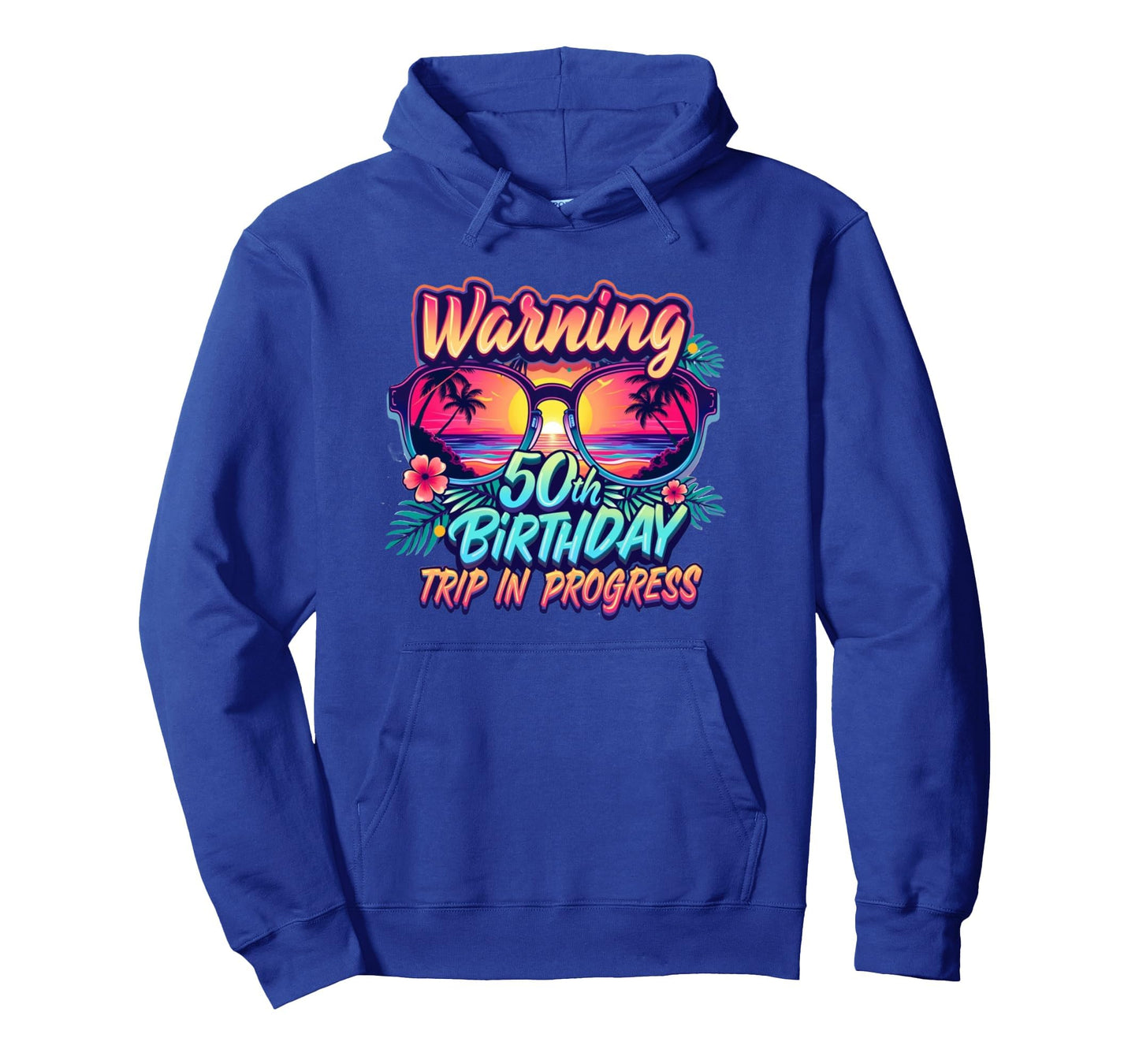 Funny 50 Years Old Warning 50Th Hoodie - Casual Everyday Wear Men Women - T-Shirt, Sweatshirt, Hoodie