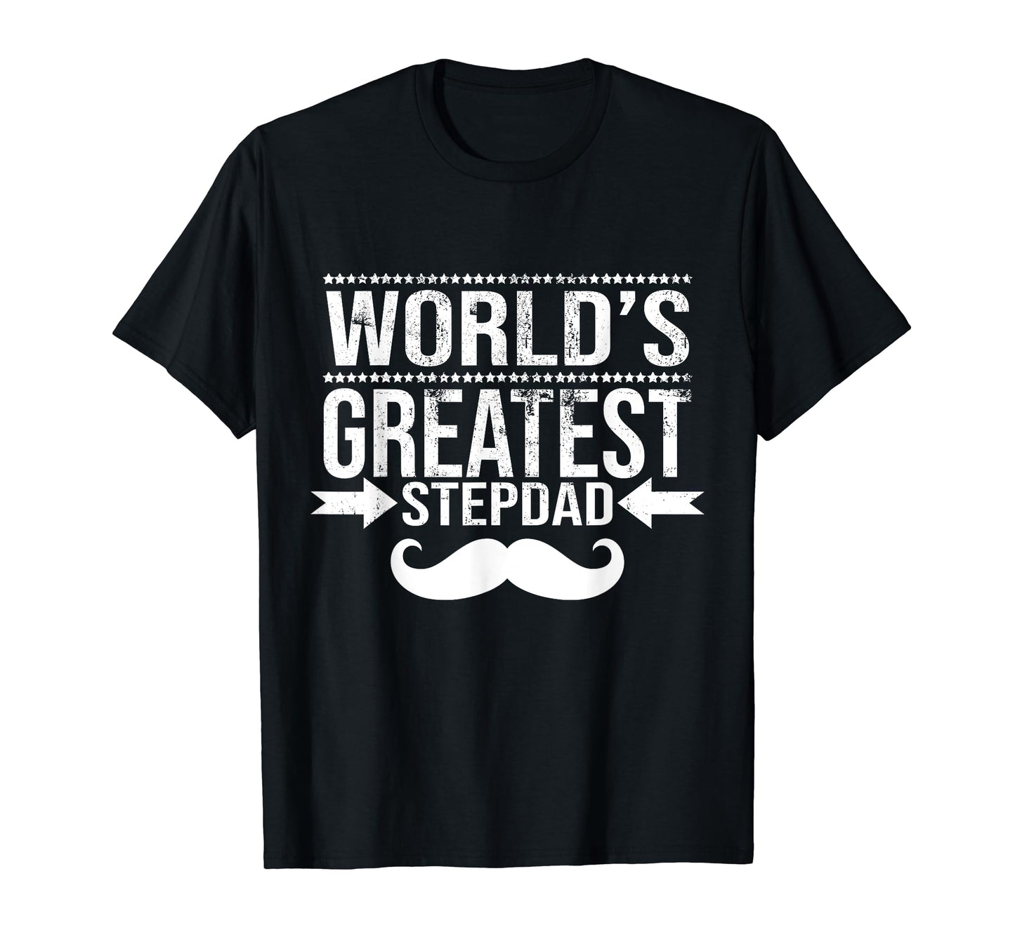 Worlds Greatest Stepdad Fahters Day T-Shirt - Graphic Print Men Women - T-Shirt, Sweatshirt, Hoodie