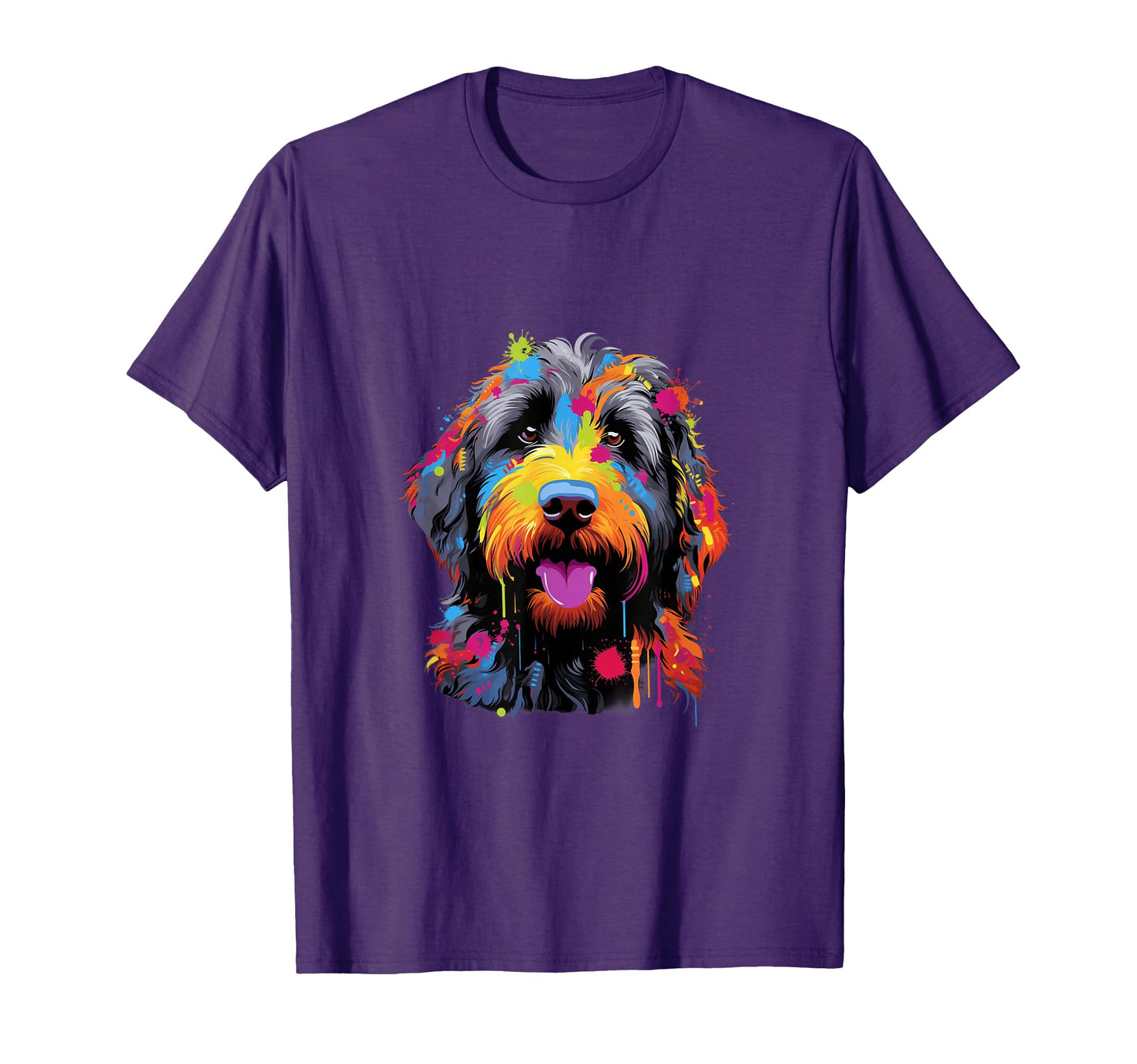 Labradoodle Pop Art I Dog Lover I Splash T-Shirt - Graphic Print Men Women - T-Shirt, Sweatshirt, Hoodie