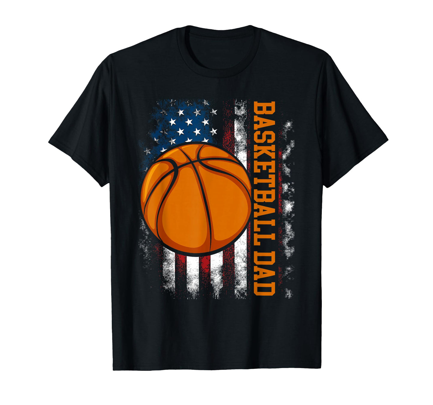 American Flag Basketball Flag Dad T-Shirt - Streetwear Style Unisex - T-Shirt, Sweatshirt, Hoodie