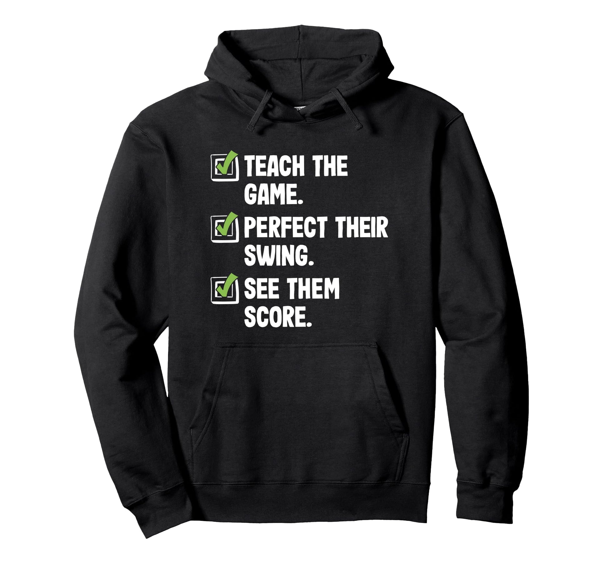 Funny Golf Player Checklist Golfer Golfing Hoodie - Novelty Apparel Unisex - T-Shirt, Sweatshirt, Hoodie