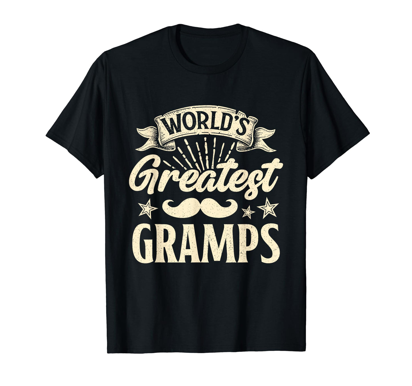 Worlds Greatest Gramps Happy Fathers T-Shirt - Trendy Graphic for Adults - T-Shirt, Sweatshirt, Hoodie