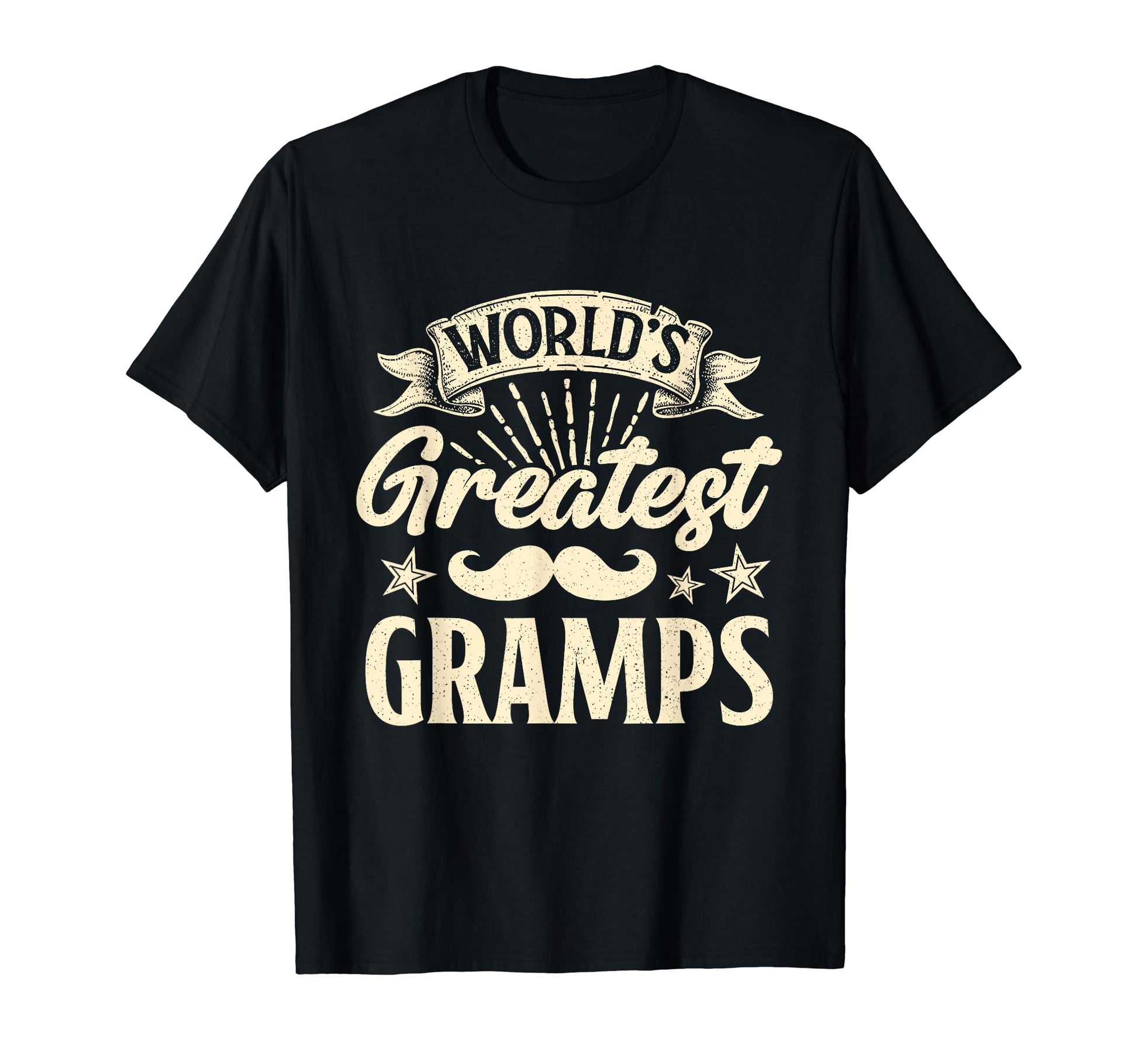 Worlds Greatest Gramps Happy Fathers T-Shirt - Trendy Graphic for Adults - T-Shirt, Sweatshirt, Hoodie