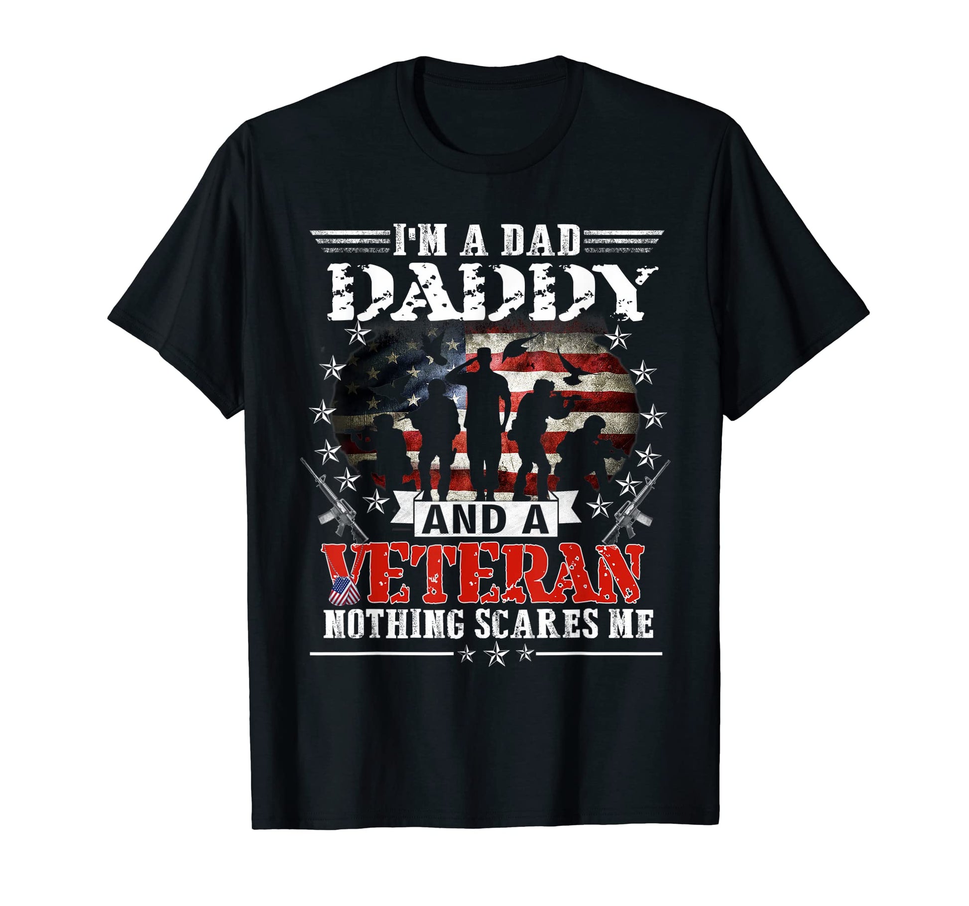 Im Dad Daddy Veteran Fathers Day Funny T-Shirt - Minimalist Print Unisex - T-Shirt, Sweatshirt, Hoodie