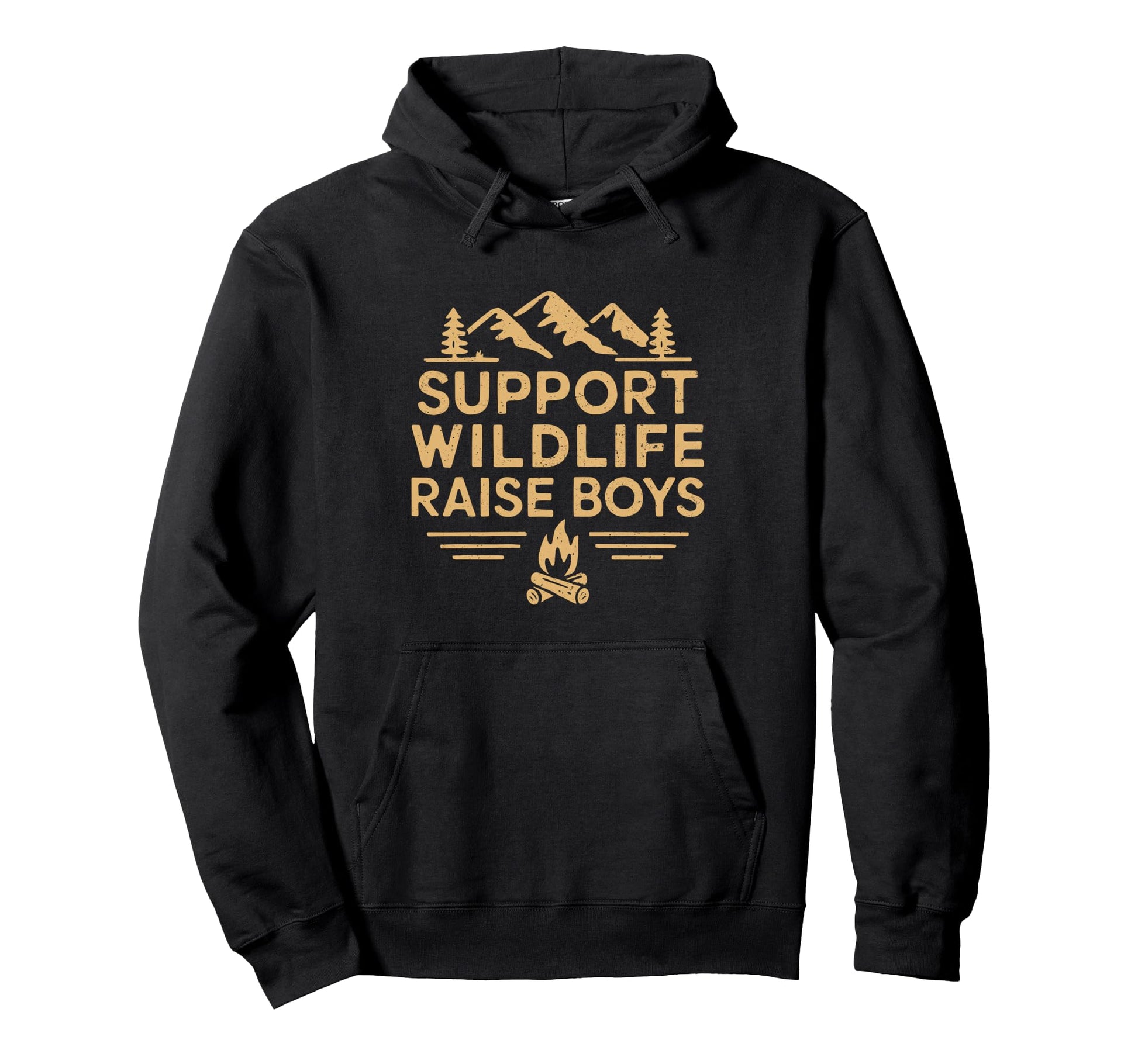 Support Wildlife Raise Nature Hoodie - Casual Everyday Wear Men Women - T-Shirt, Sweatshirt, Hoodie
