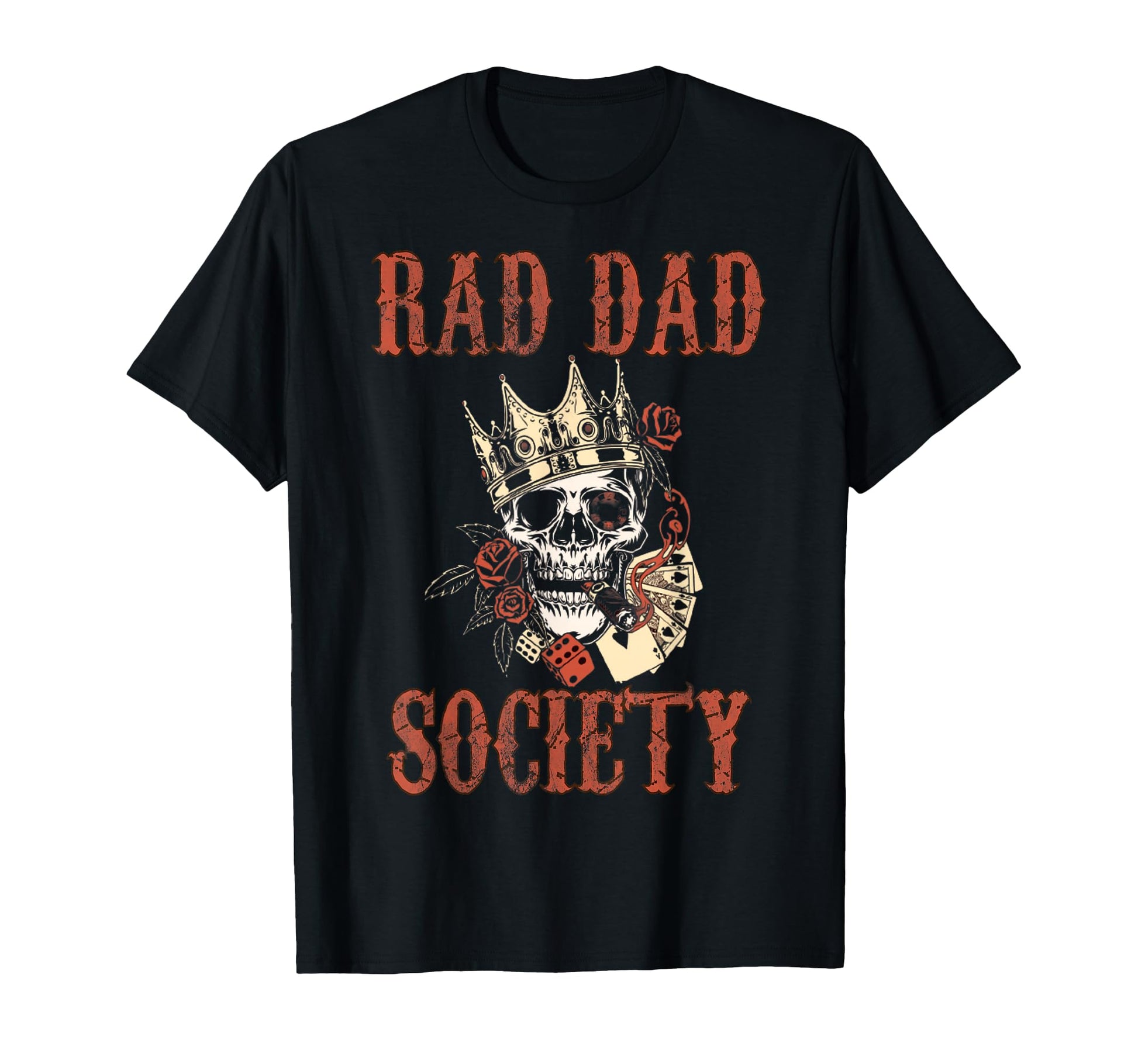 Rad Dad Society Fathers Day Husband T-Shirt - Graphic Print Men Women - T-Shirt, Sweatshirt, Hoodie