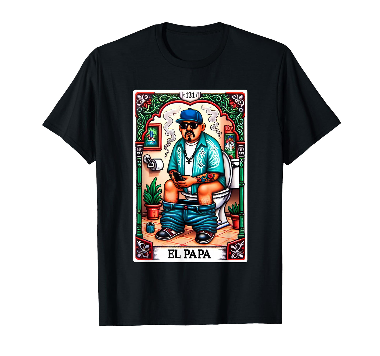 El Papa Latino Tarot Card T-Shirt - Casual Everyday Wear for Adults - T-Shirt, Sweatshirt, Hoodie