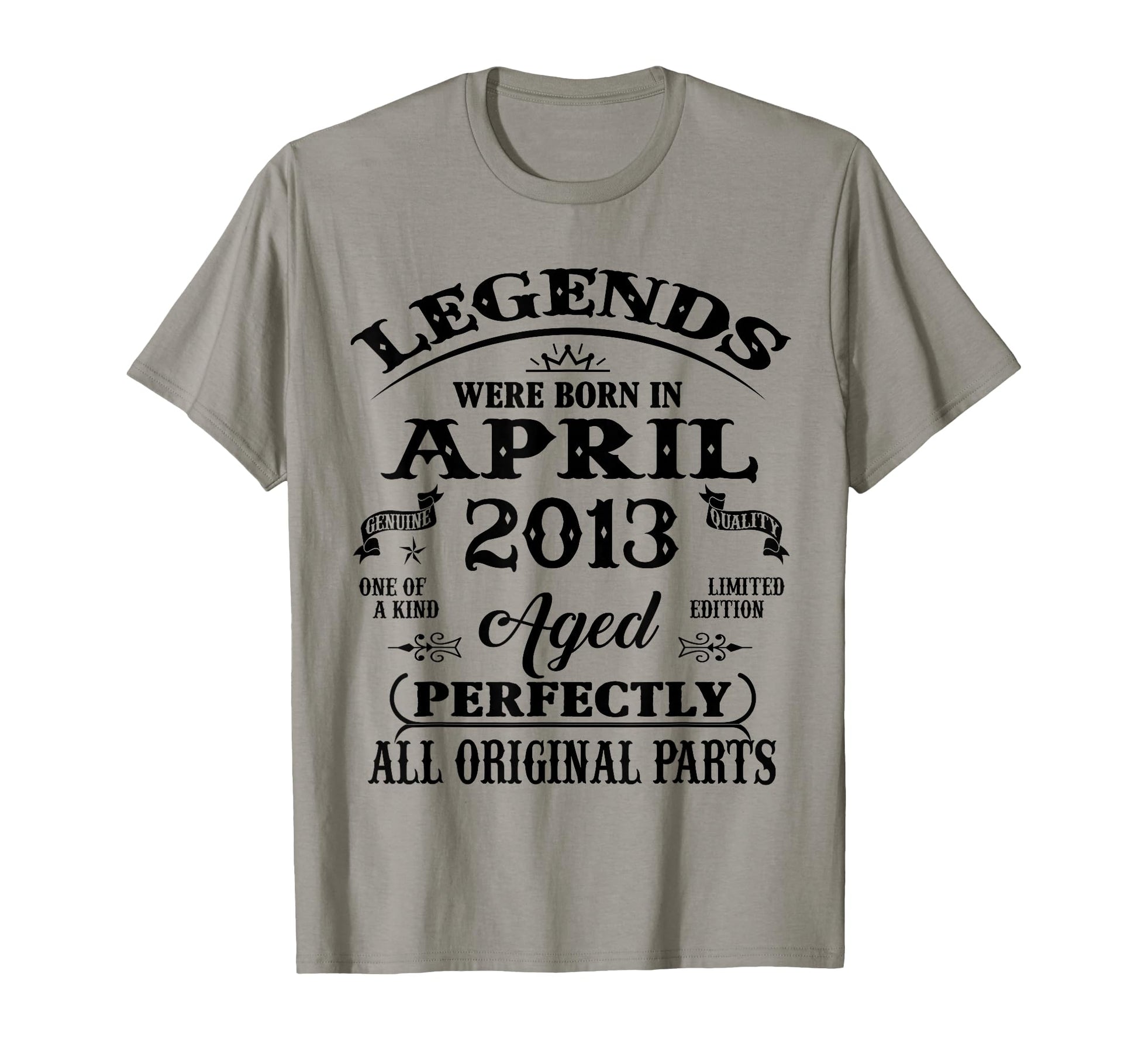 13Th Birthday Gift Legend Born April T-Shirt - Unique Graphic for Adults - T-Shirt, Sweatshirt, Hoodie