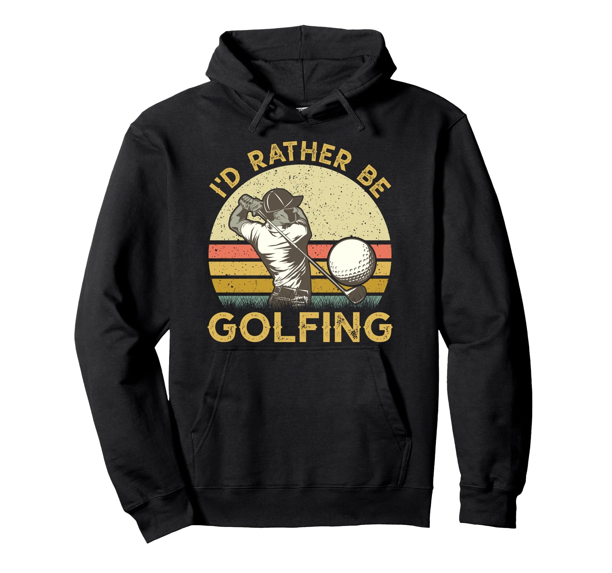 Golf Lover Dad Papa Fathers Day Id Hoodie - Novelty Apparel for Adults - T-Shirt, Sweatshirt, Hoodie