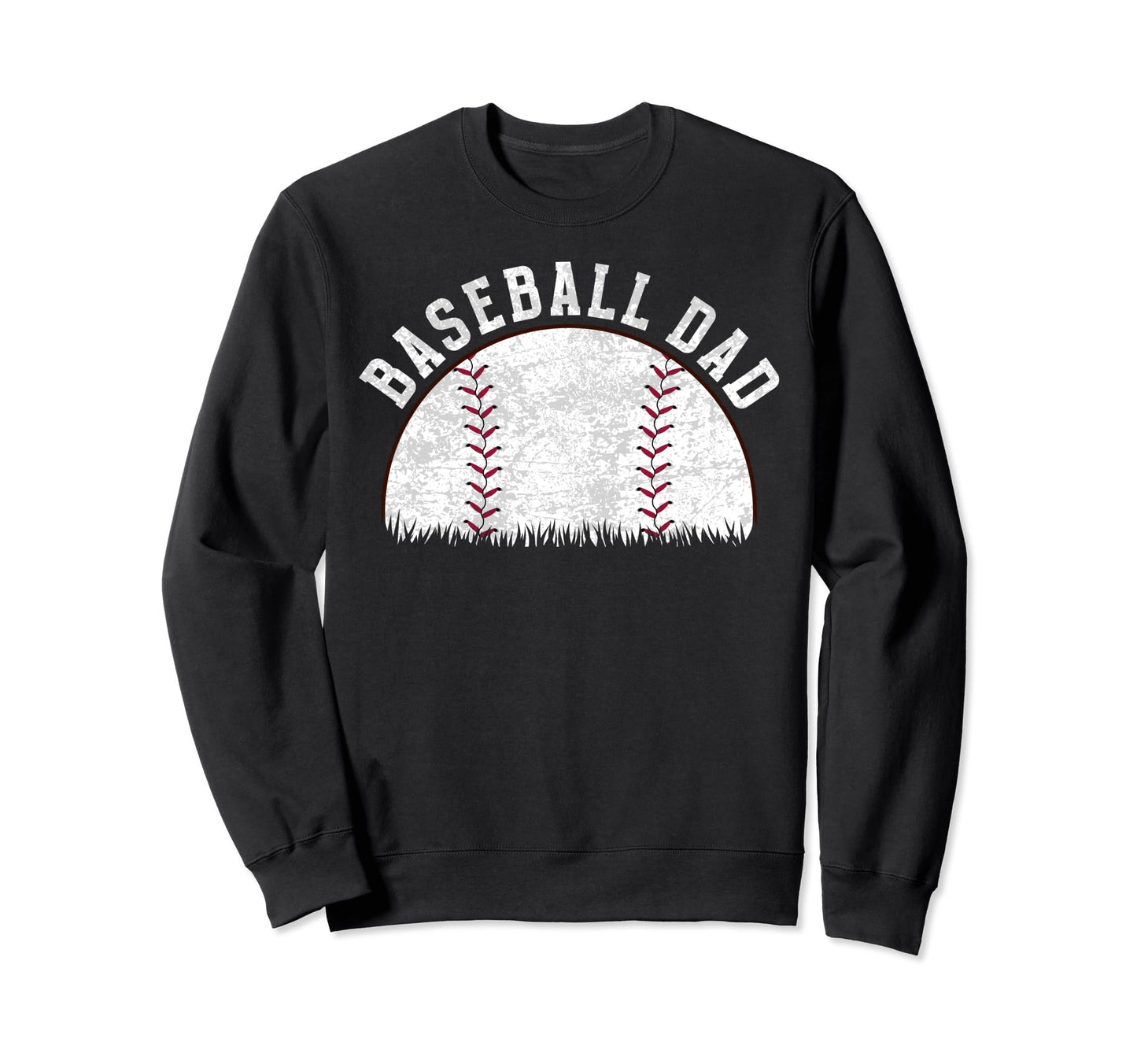 Baseball Father Mens Softball Fathers Sweatshirt - Streetwear Style Unisex - T-Shirt, Sweatshirt, Hoodie