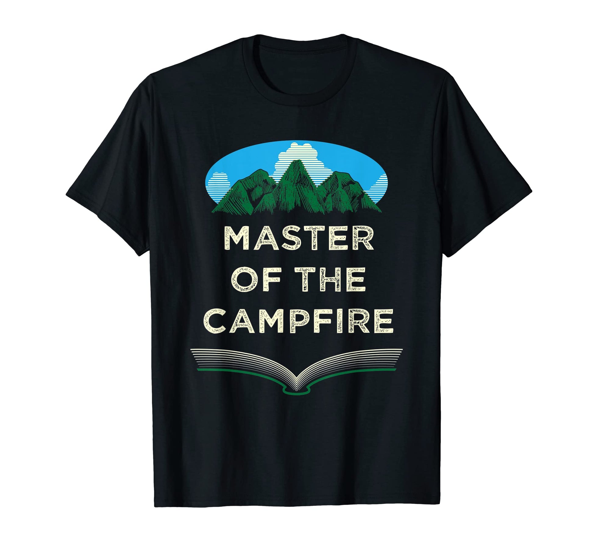 Master Campfire Camping Dad Camper T-Shirt - Unique Graphic Men Women - T-Shirt, Sweatshirt, Hoodie