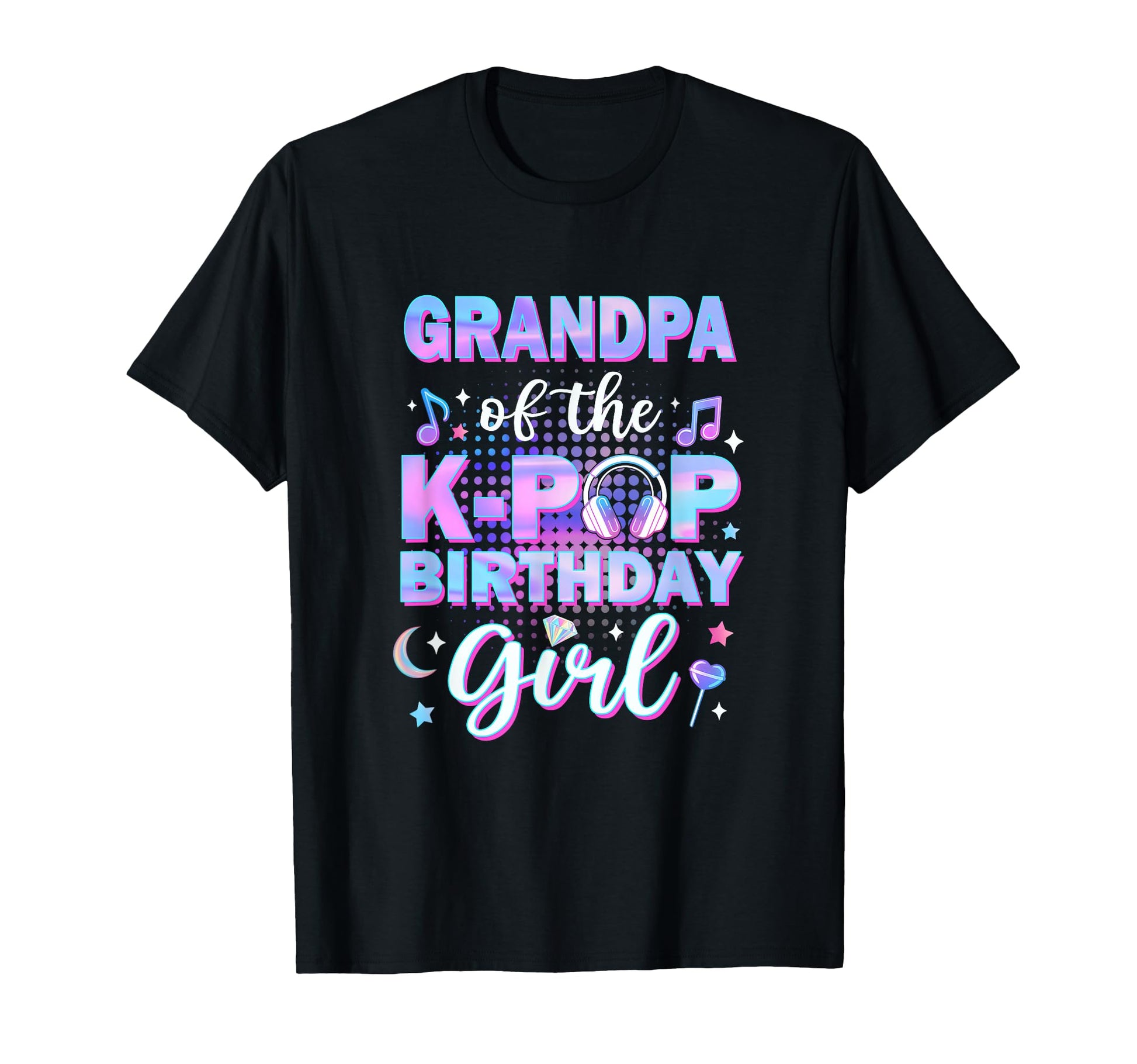 Grandpa K Pop Birthday Matching Family T-Shirt - Aesthetic Graphic Unisex - T-Shirt, Sweatshirt, Hoodie