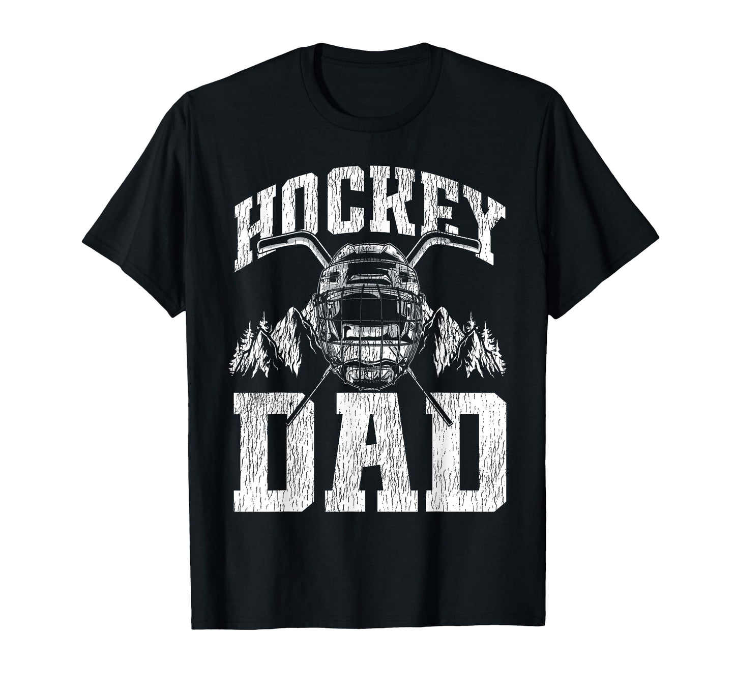 Ice Hockey Dad Father Hockey Dad T-Shirt - Custom Art Print Men Women - T-Shirt, Sweatshirt, Hoodie