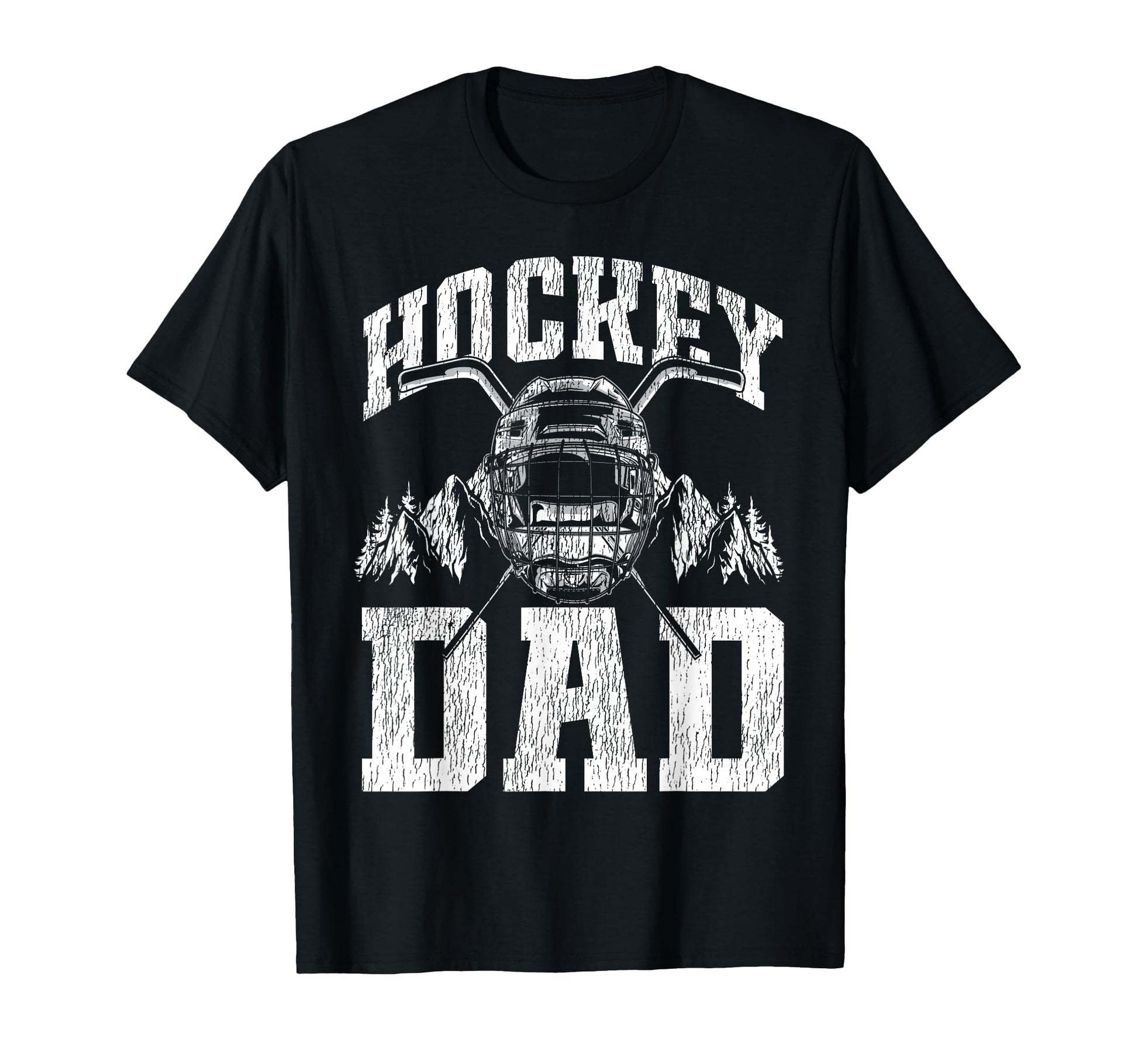 Ice Hockey Dad Father Hockey Dad T-Shirt - Custom Art Print Men Women - T-Shirt, Sweatshirt, Hoodie