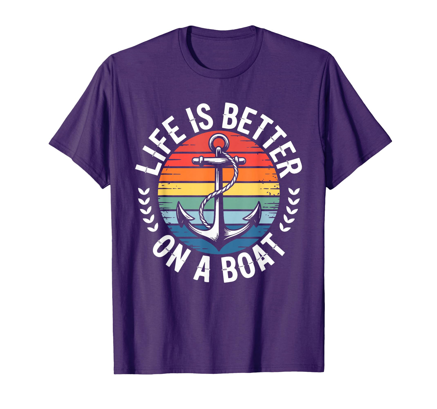 Life Is Better Boat Boating Sailing T-Shirt - Unique Graphic Men Women - T-Shirt, Sweatshirt, Hoodie