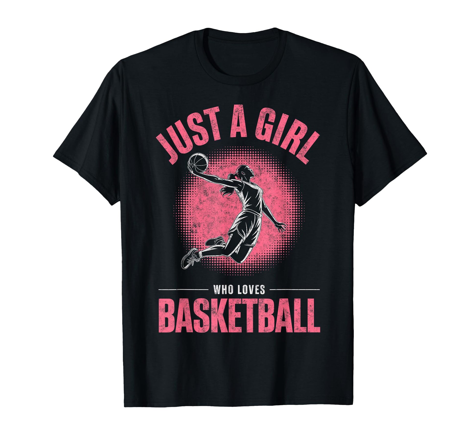 Just Who Loves Basketball Player Slam T-Shirt - Trendy Graphic Men Women - T-Shirt, Sweatshirt, Hoodie