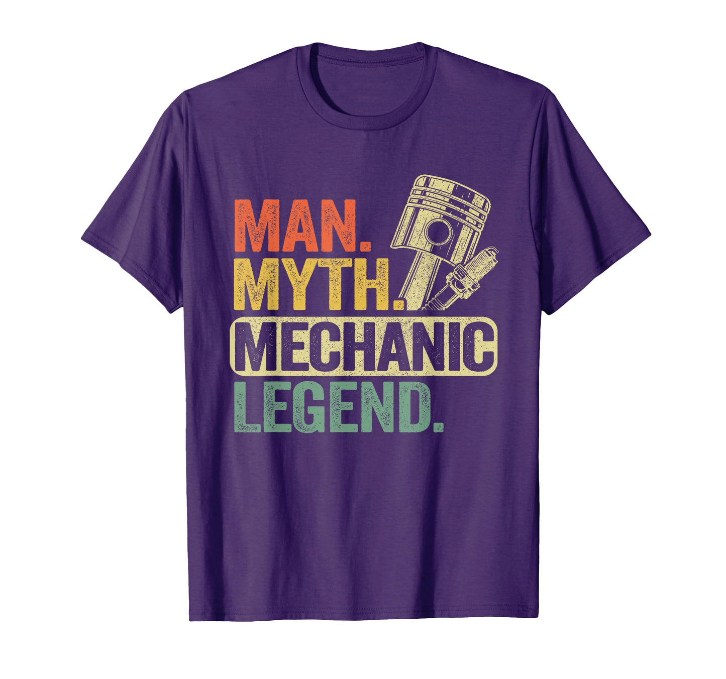 Myth Mechanic Legend Car Guy Garage Dad T-Shirt - Graphic Print for Adults - T-Shirt, Sweatshirt, Hoodie