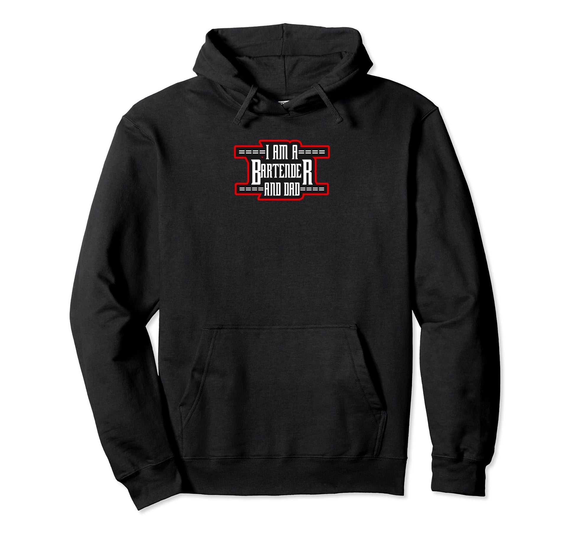 Im Bartender And Dad Biker Hoodie - Fun Novelty Design Unisex - T-Shirt, Sweatshirt, Hoodie
