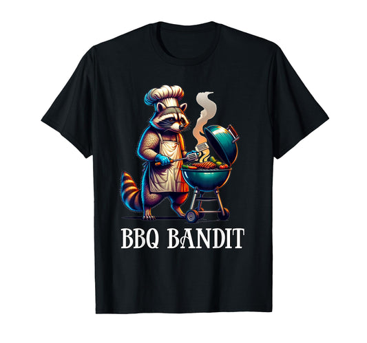 Bbq Bandit Raccoon Grill Master T-Shirt - Fun Novelty Design Men Women - T-Shirt, Sweatshirt, Hoodie