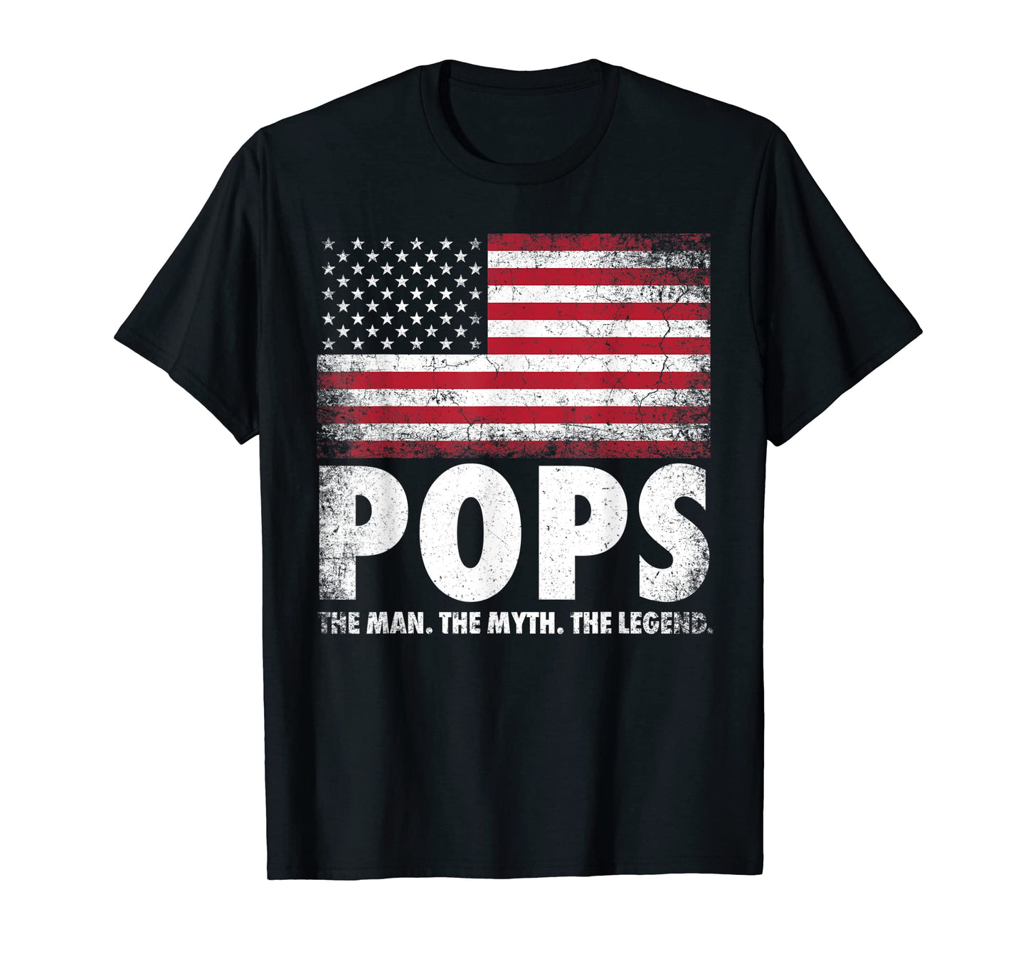 Mens Pops Myth Legend Grandpa Fathers T-Shirt - Fun Novelty Design Unisex - T-Shirt, Sweatshirt, Hoodie