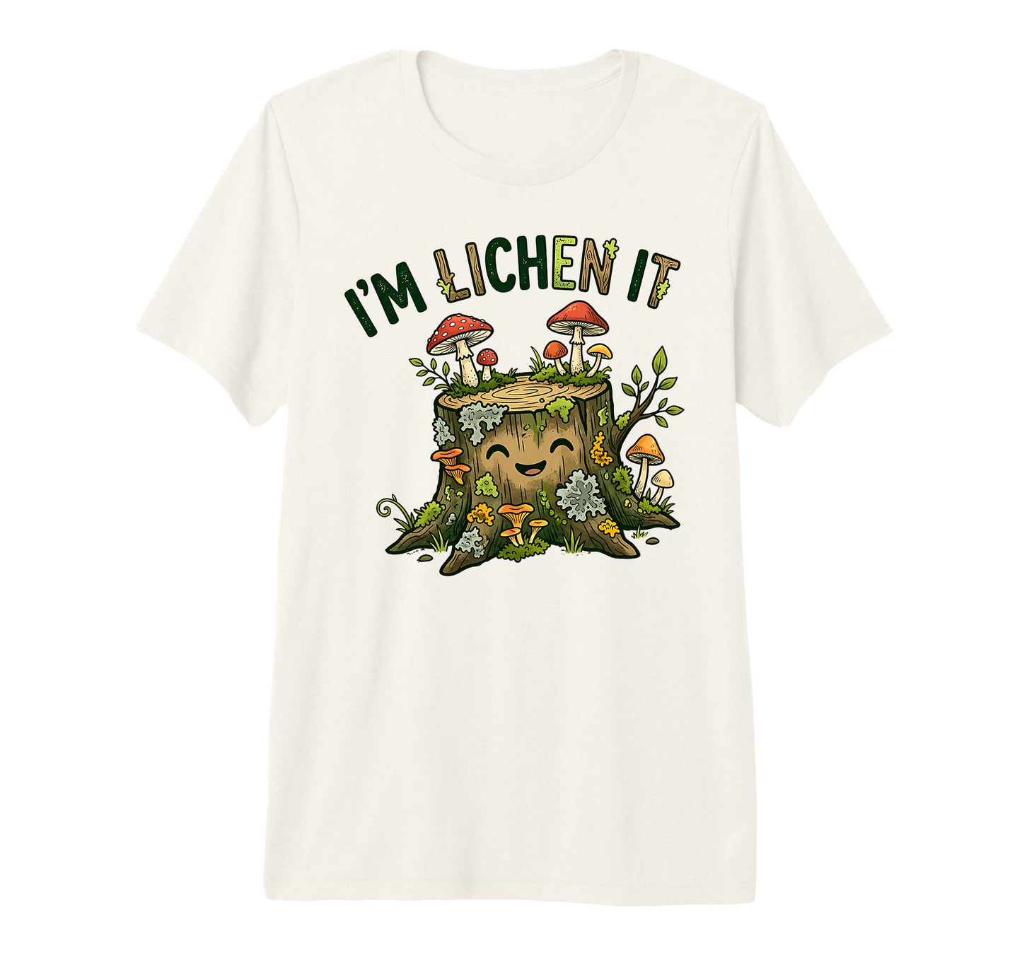 Im Lichen It Funny Plant Tree Lover Tri T-Shirt - Minimalist Print Unisex - T-Shirt, Sweatshirt, Hoodie