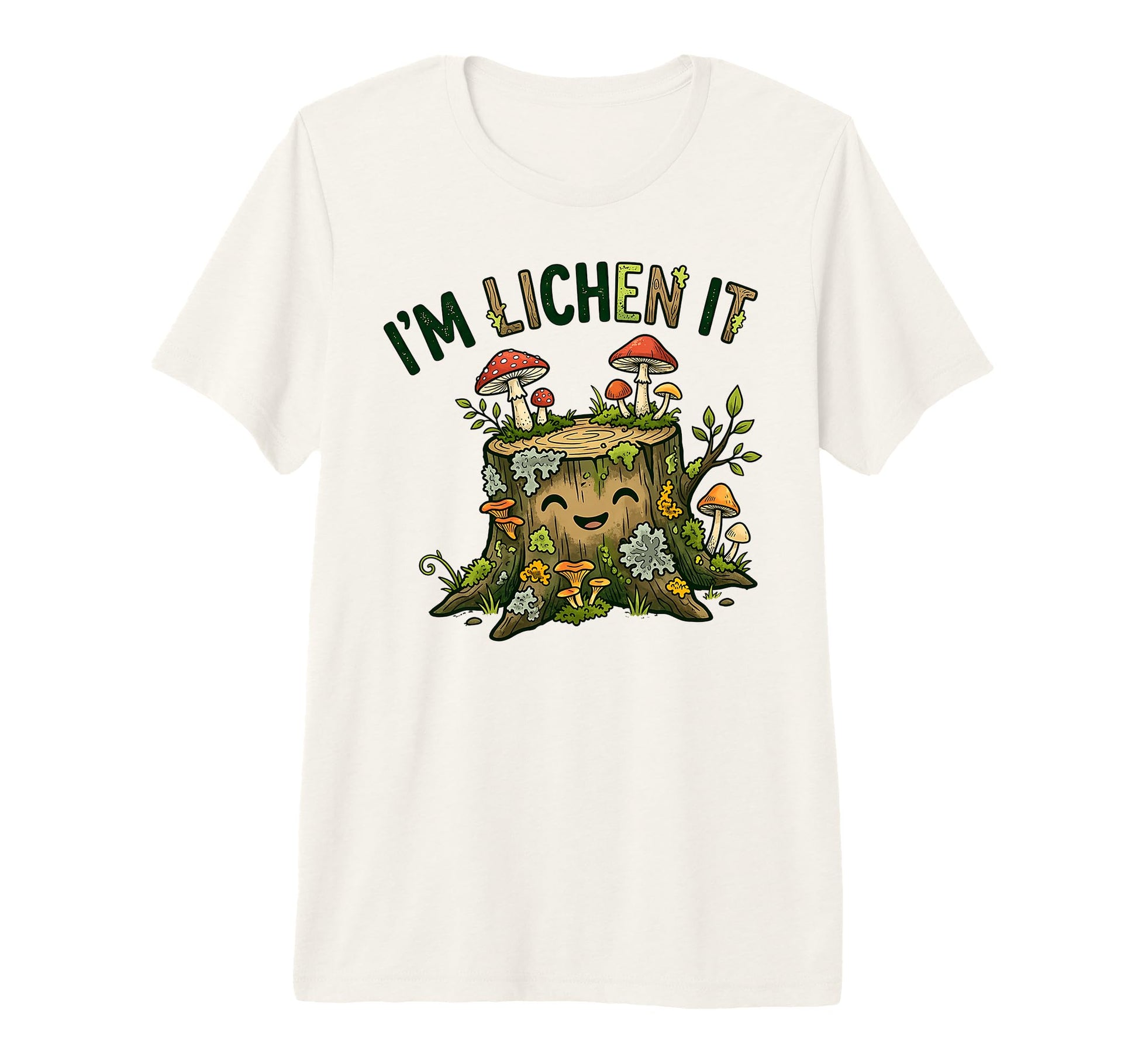 Im Lichen It Funny Plant Tree Lover Tri T-Shirt - Minimalist Print Unisex - T-Shirt, Sweatshirt, Hoodie