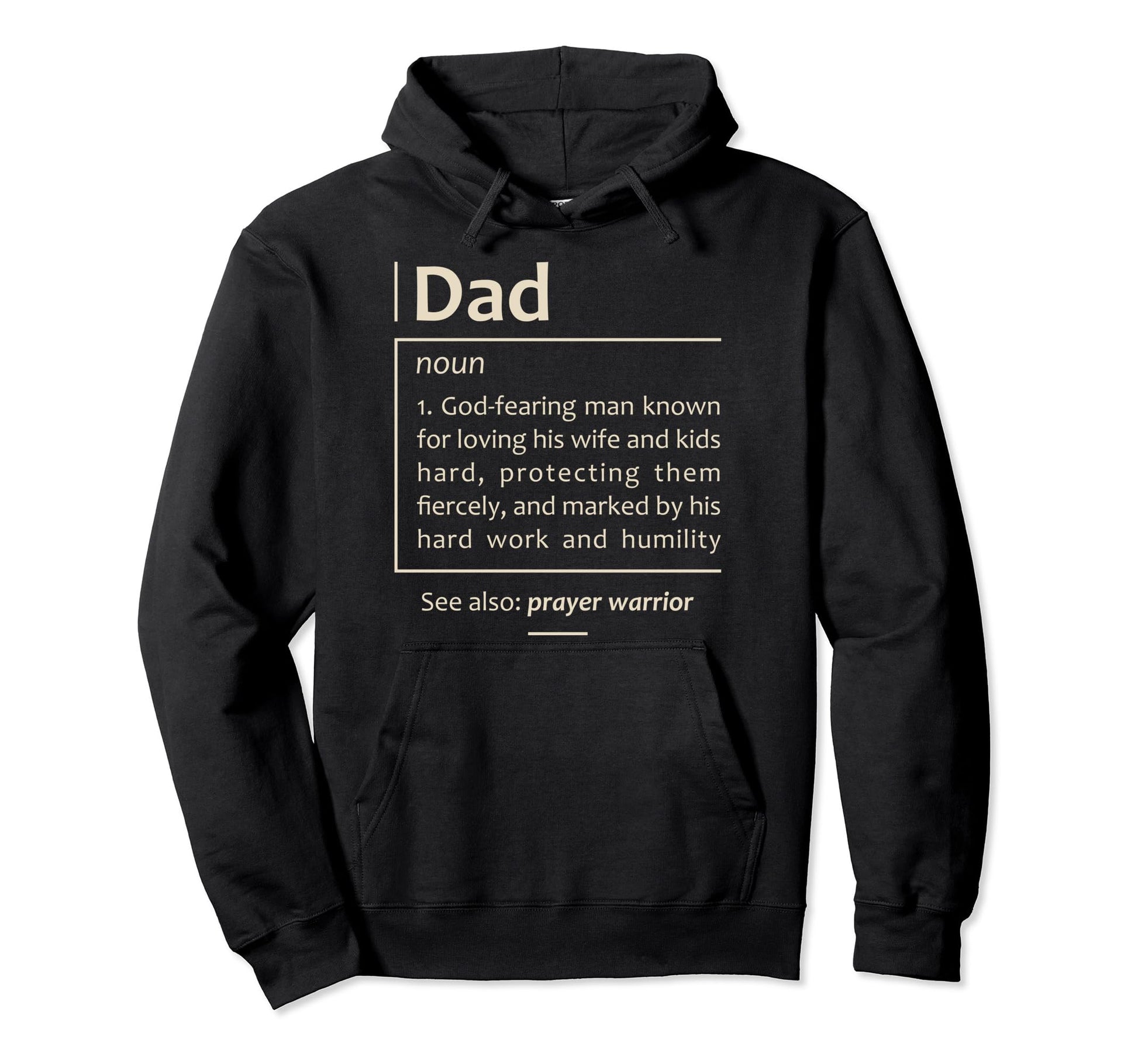 Christian Dad Definition Fathers Day Hoodie - Aesthetic Graphic Men Women - T-Shirt, Sweatshirt, Hoodie