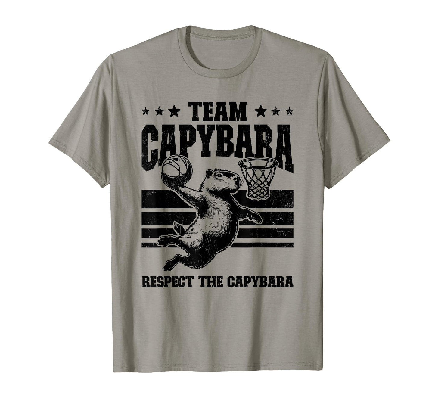 Team Capybara Funny Rodent Capybara T-Shirt - Minimalist Print Unisex - T-Shirt, Sweatshirt, Hoodie