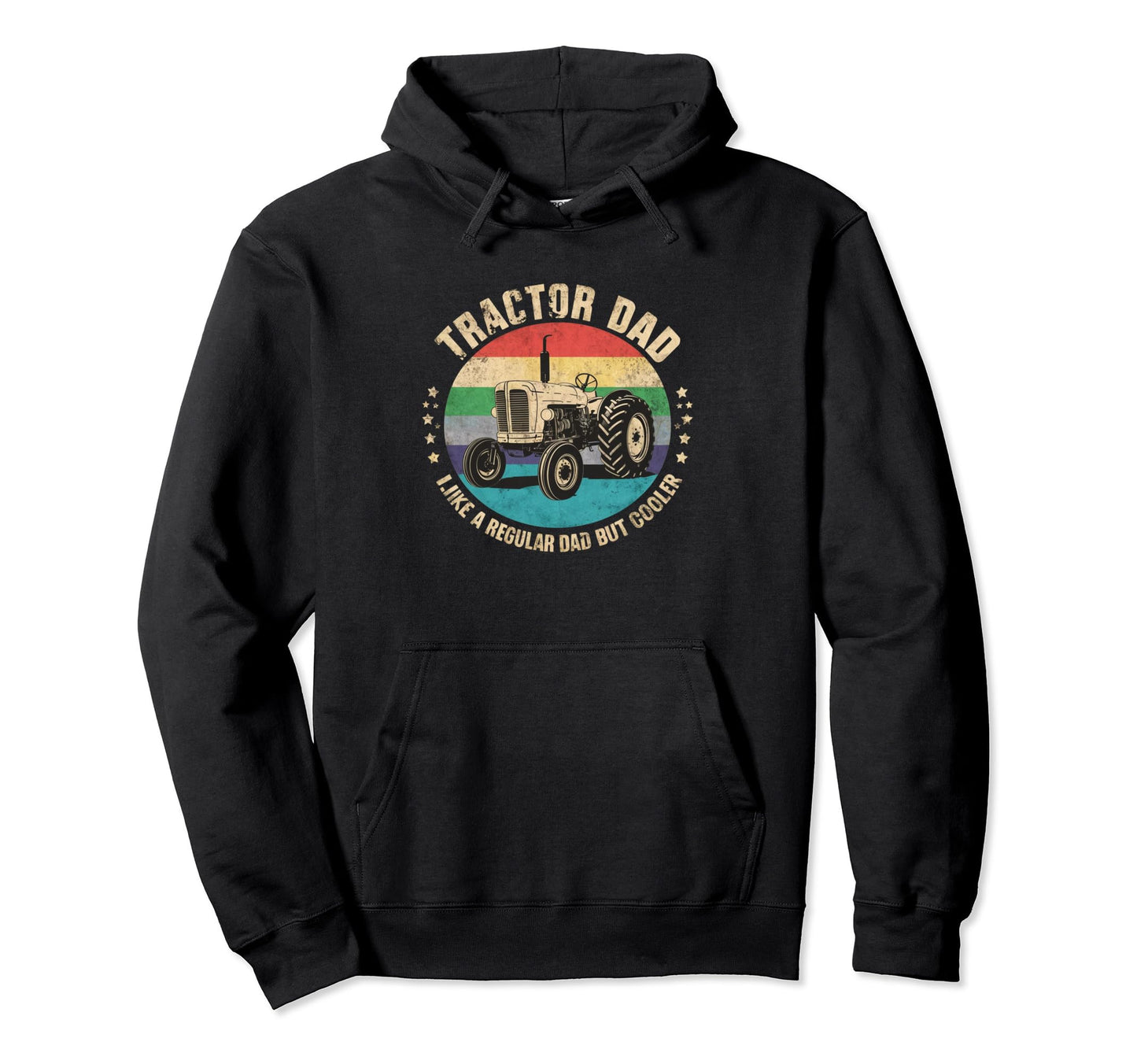 Tractor Dad Like Regular Dad But Cooler Hoodie - Graphic Print Unisex - T-Shirt, Sweatshirt, Hoodie