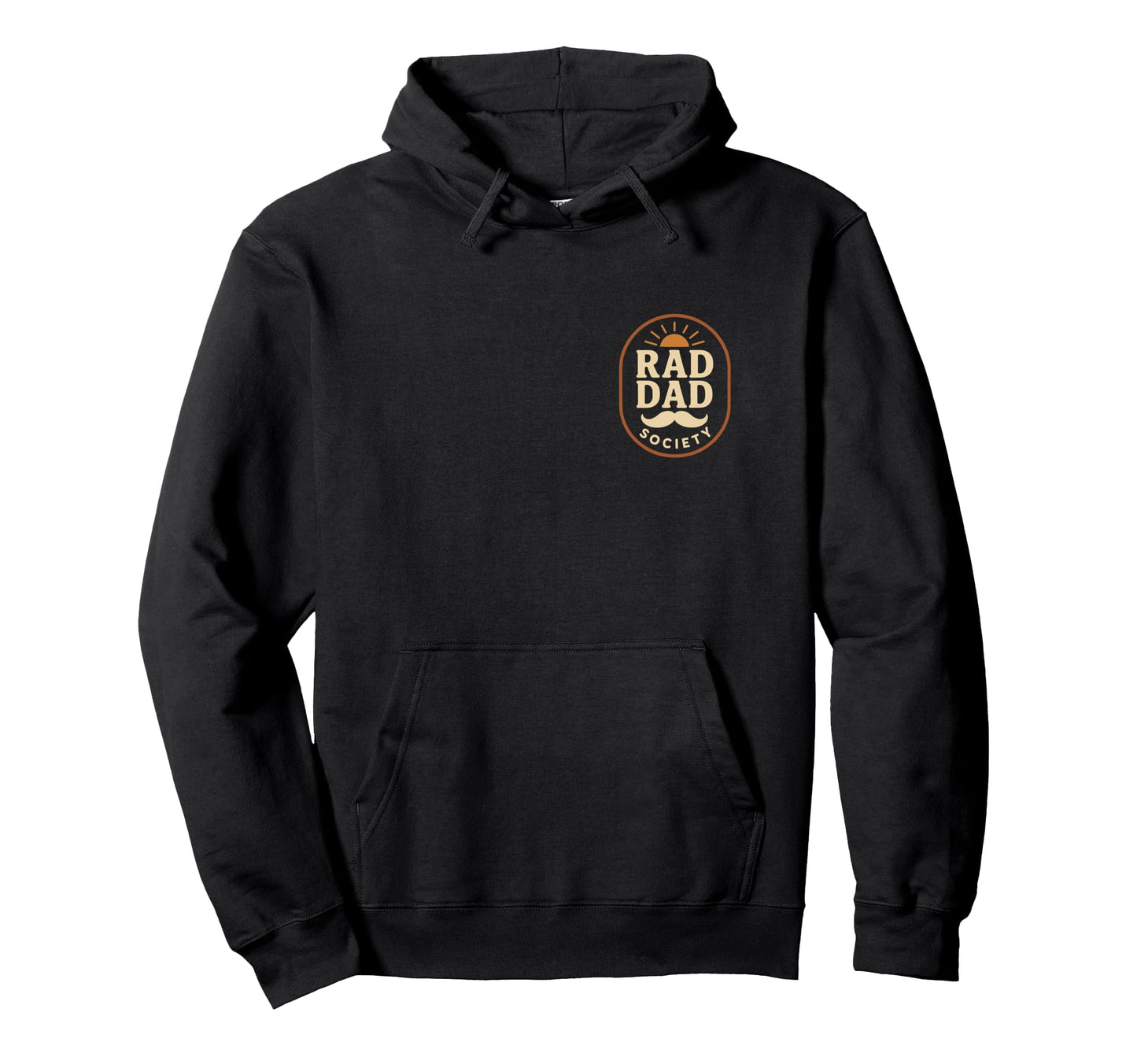 Rad Dad Society Dads Hoodie - Unique Graphic Unisex - T-Shirt, Sweatshirt, Hoodie