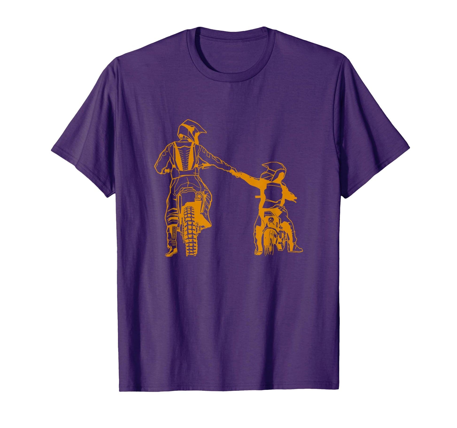 Motocross As Father As Son Gift T-Shirt - Novelty Apparel for Adults - T-Shirt, Sweatshirt, Hoodie