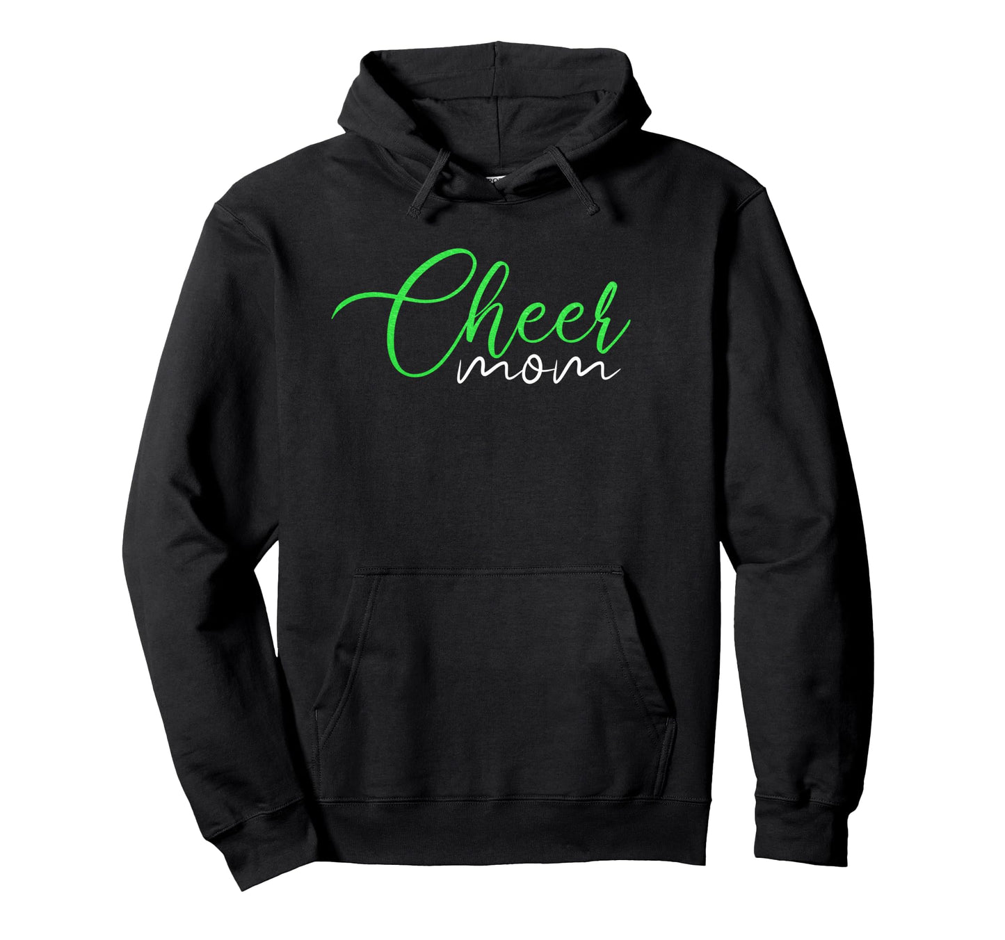 Cheer Mom Bright Neon Green Allstar Hoodie - Minimalist Print Men Women - T-Shirt, Sweatshirt, Hoodie