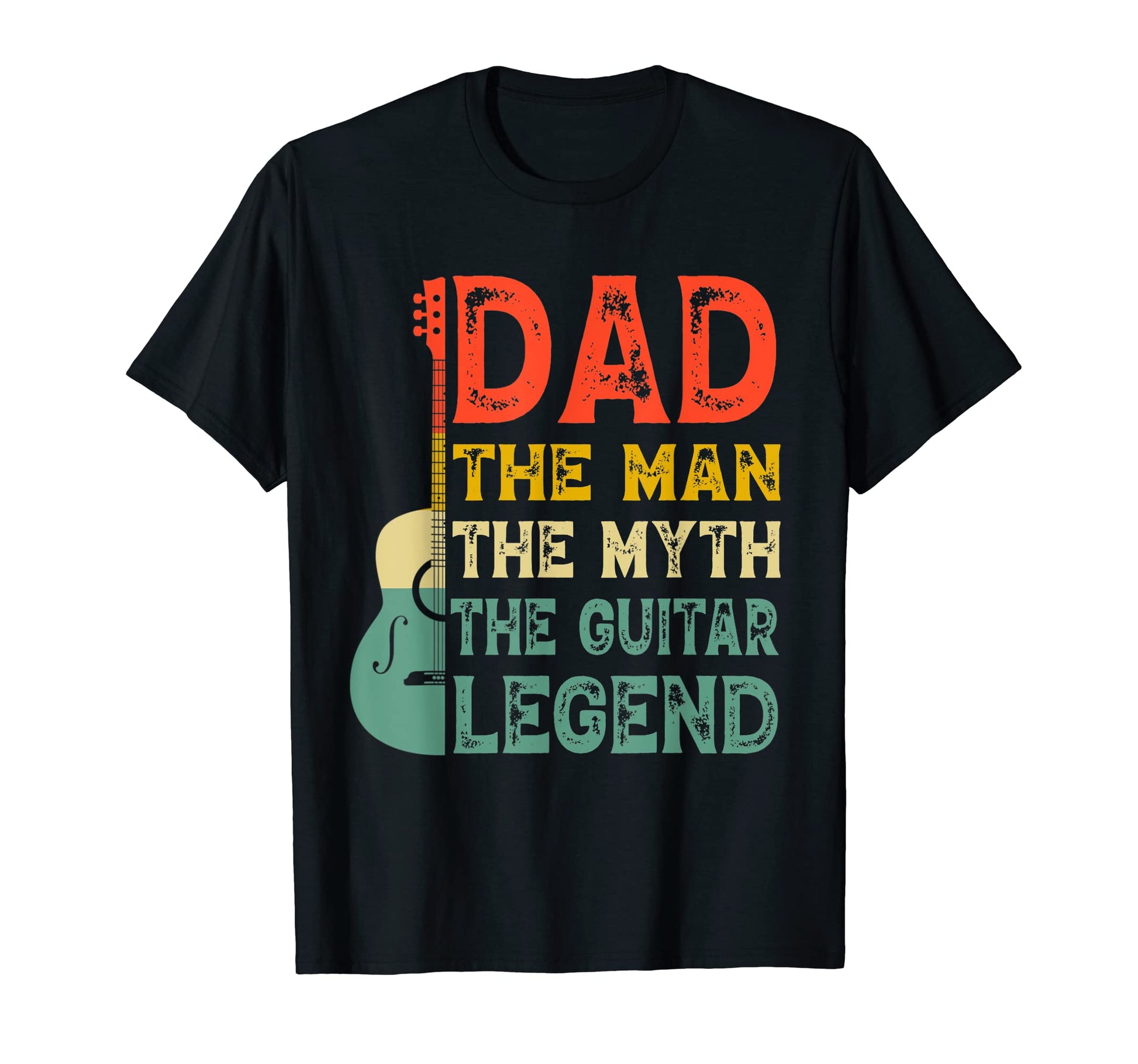 Funny Dad Myth Guitar Legend Guitarist T-Shirt - Trendy Graphic Unisex - T-Shirt, Sweatshirt, Hoodie