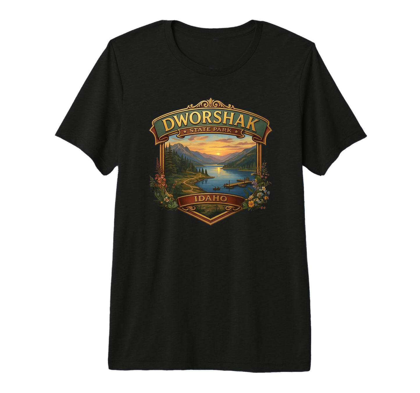 Dworshak State Park Idaho Fishing T-Shirt - Casual Everyday Wear Unisex - T-Shirt, Sweatshirt, Hoodie