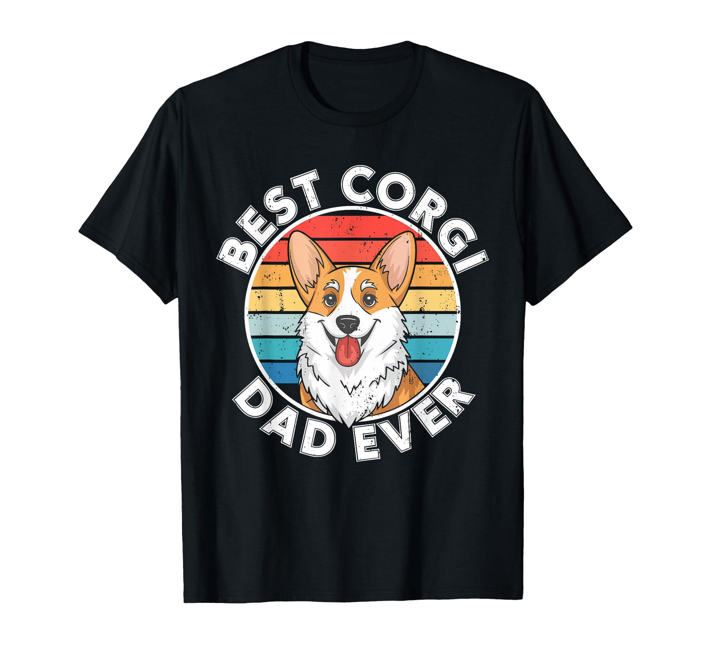 Best Corgi Dad Ever Daddy Dog Lover T-Shirt - Unique Graphic Unisex - T-Shirt, Sweatshirt, Hoodie