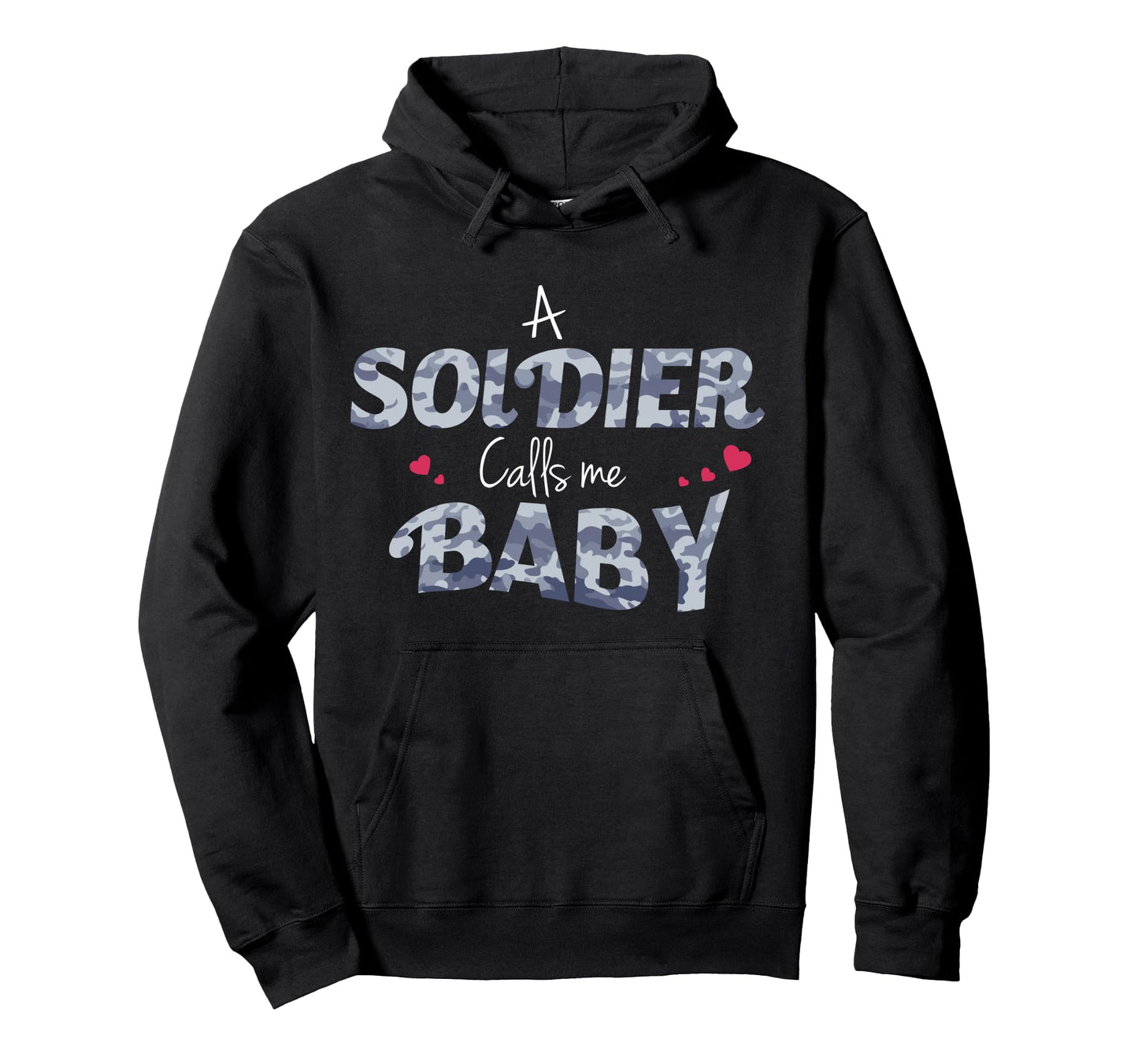 Army Girlfriend Proud Army Wives Hoodie - Casual Everyday Wear for Adults - T-Shirt, Sweatshirt, Hoodie