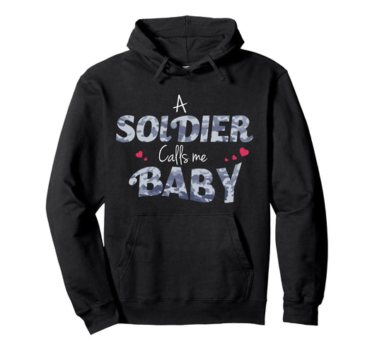 Army Girlfriend Proud Army Wives Hoodie - Casual Everyday Wear for Adults - T-Shirt, Sweatshirt, Hoodie