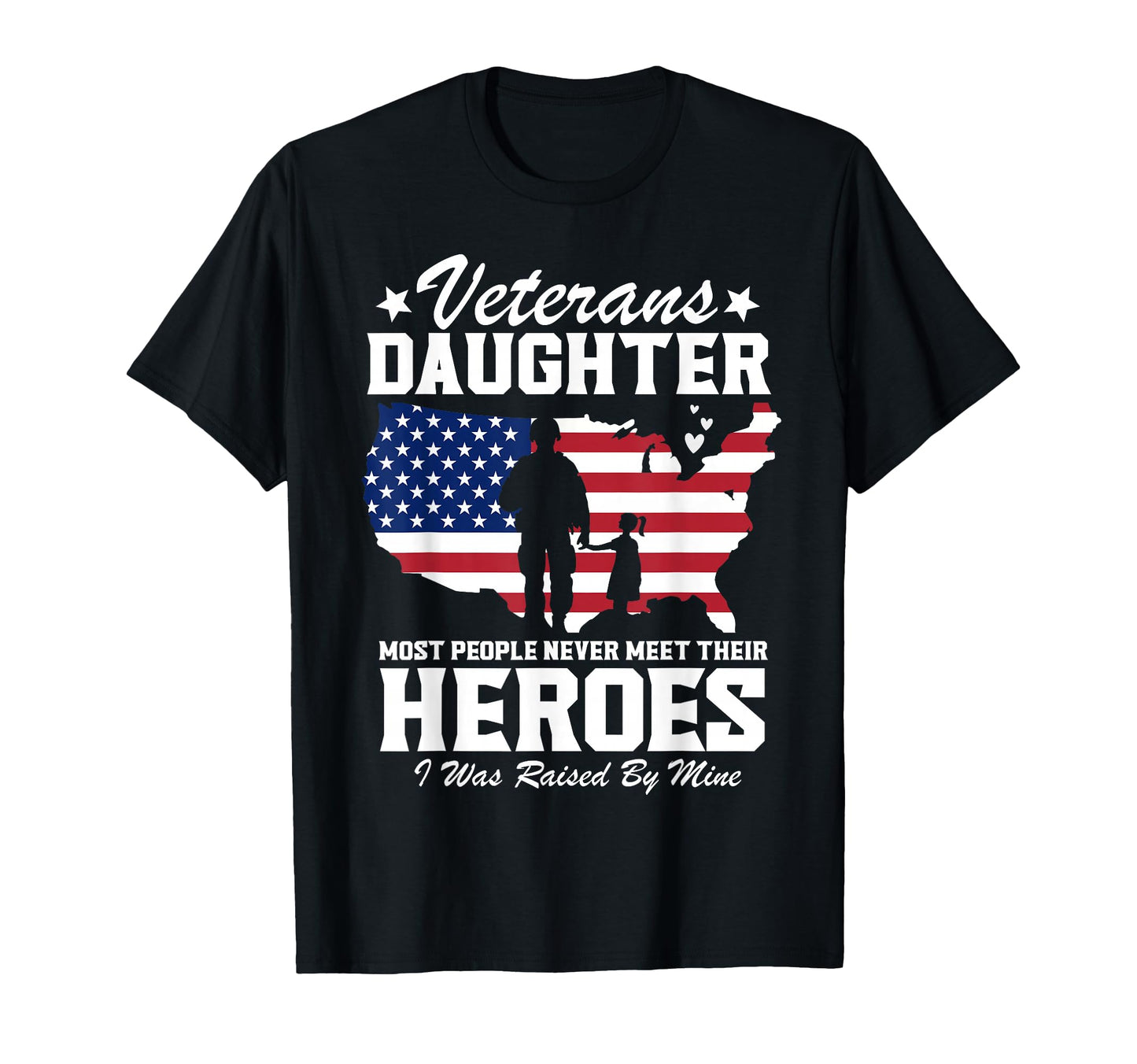 Veterans Day Veterans Daughter My T-Shirt - Fun Novelty Design for Adults - T-Shirt, Sweatshirt, Hoodie