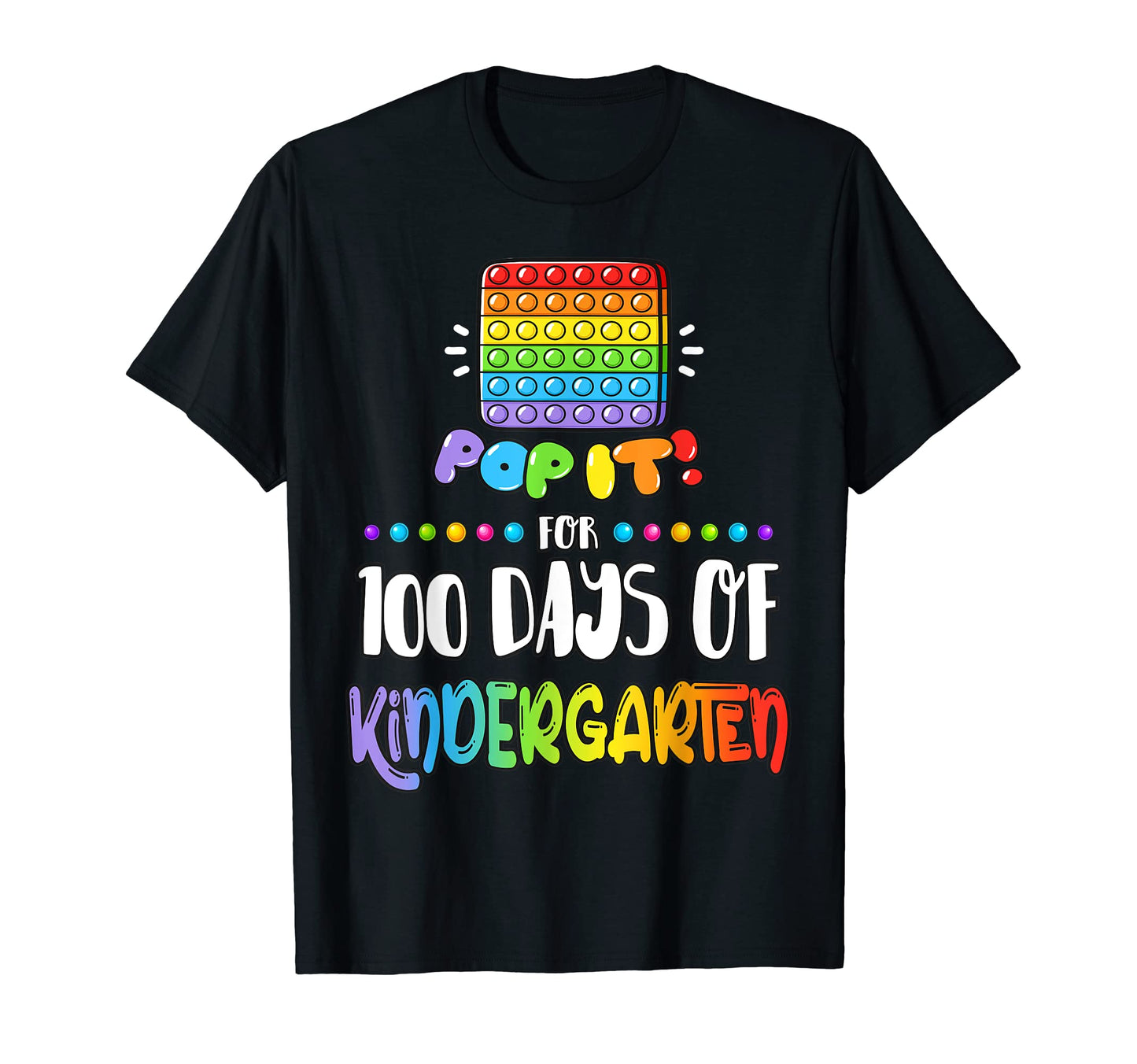 Happy 100Th Day Kindergarten Fidget T-Shirt - Novelty Apparel for Adults - T-Shirt, Sweatshirt, Hoodie