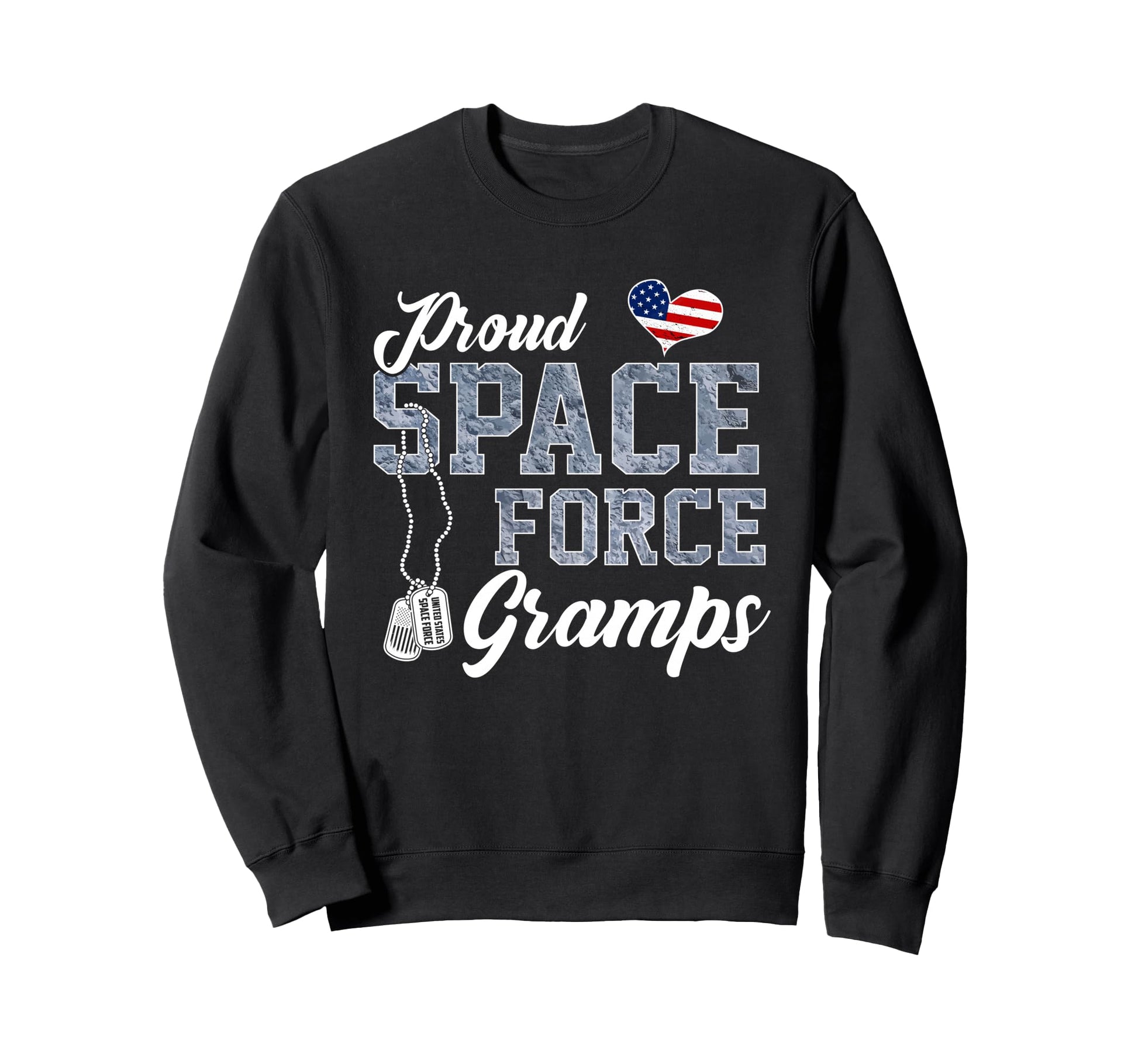 Proud Space Force Gramps Us Sweatshirt - Custom Art Print for Adults - T-Shirt, Sweatshirt, Hoodie