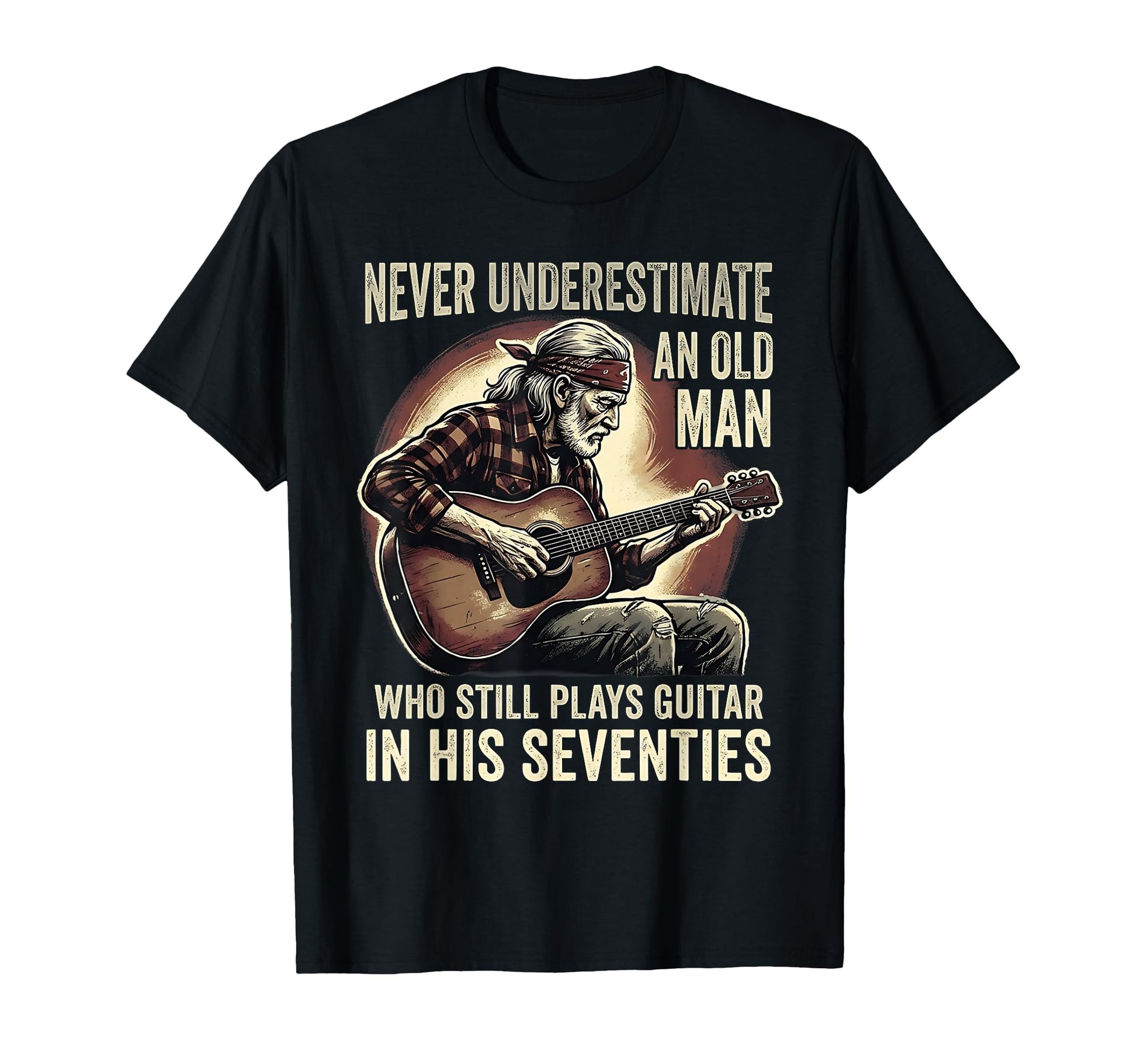 Never Underestimate Old Who Still Plays T-Shirt - Graphic Print Men Women - T-Shirt, Sweatshirt, Hoodie