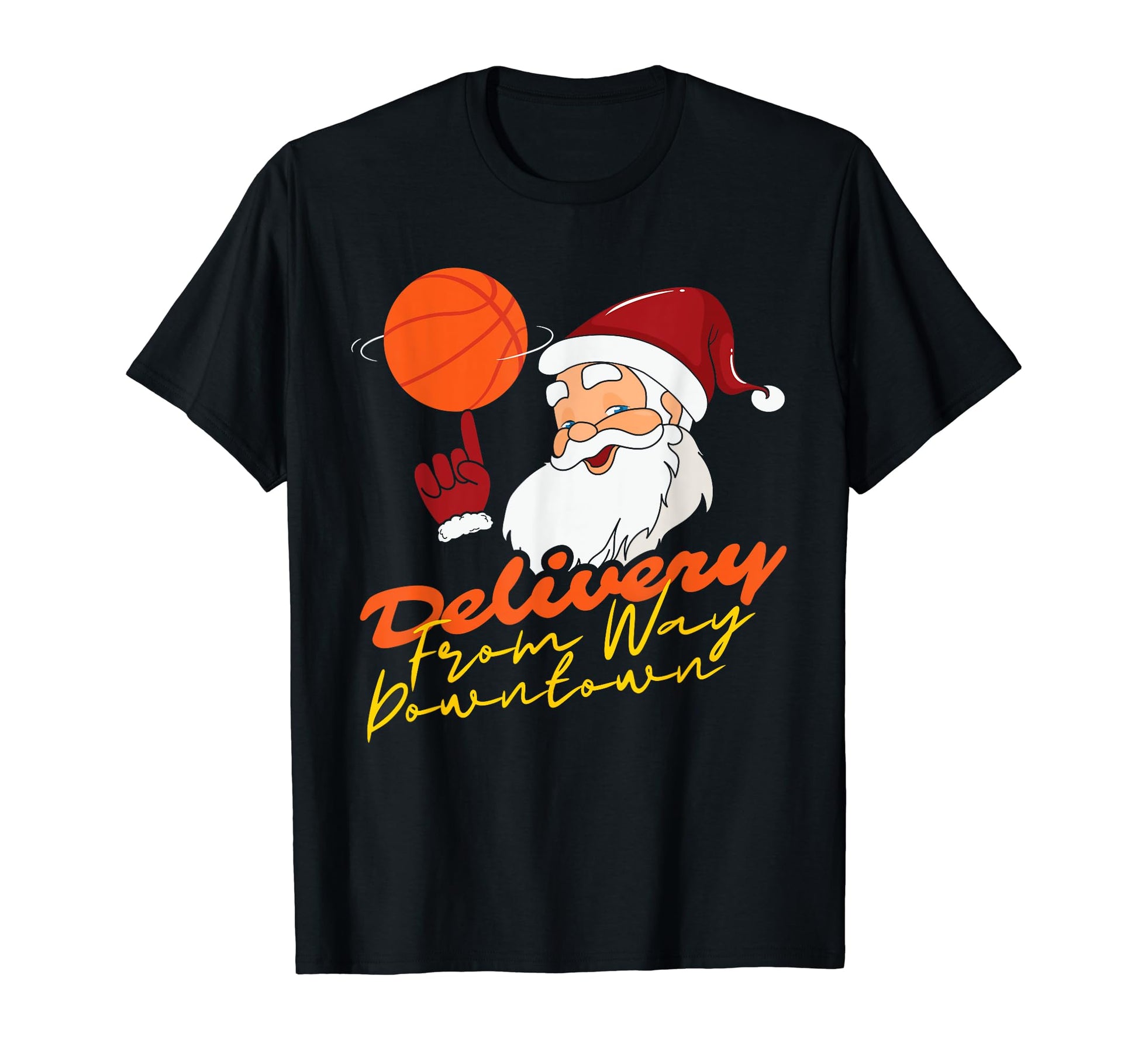 Basketball Sport Hooper Holiday Santa T-Shirt - Trendy Graphic Men Women - T-Shirt, Sweatshirt, Hoodie