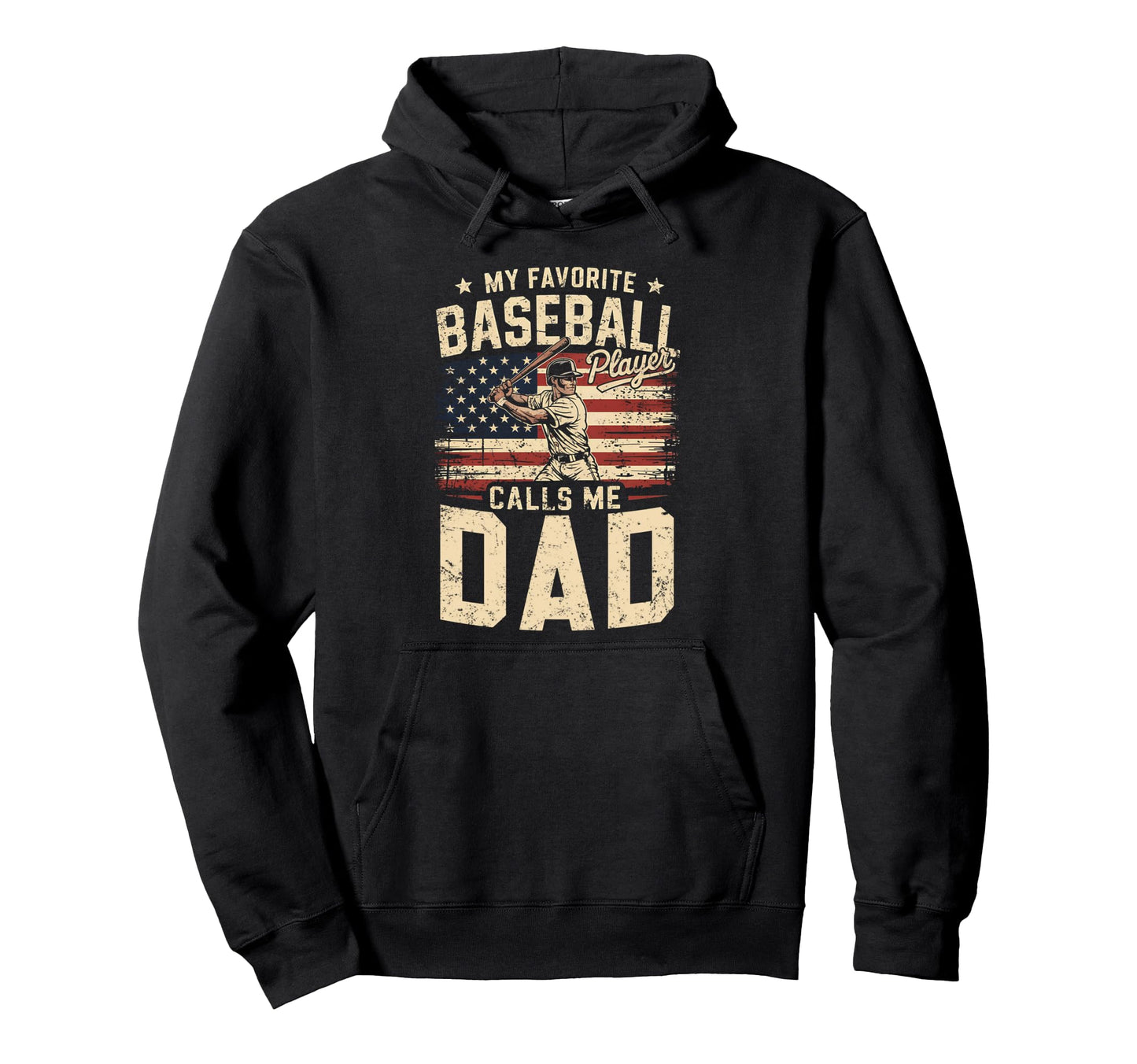 My Favorite Baseball Player Calls Me Hoodie - Trendy Graphic for Adults - T-Shirt, Sweatshirt, Hoodie