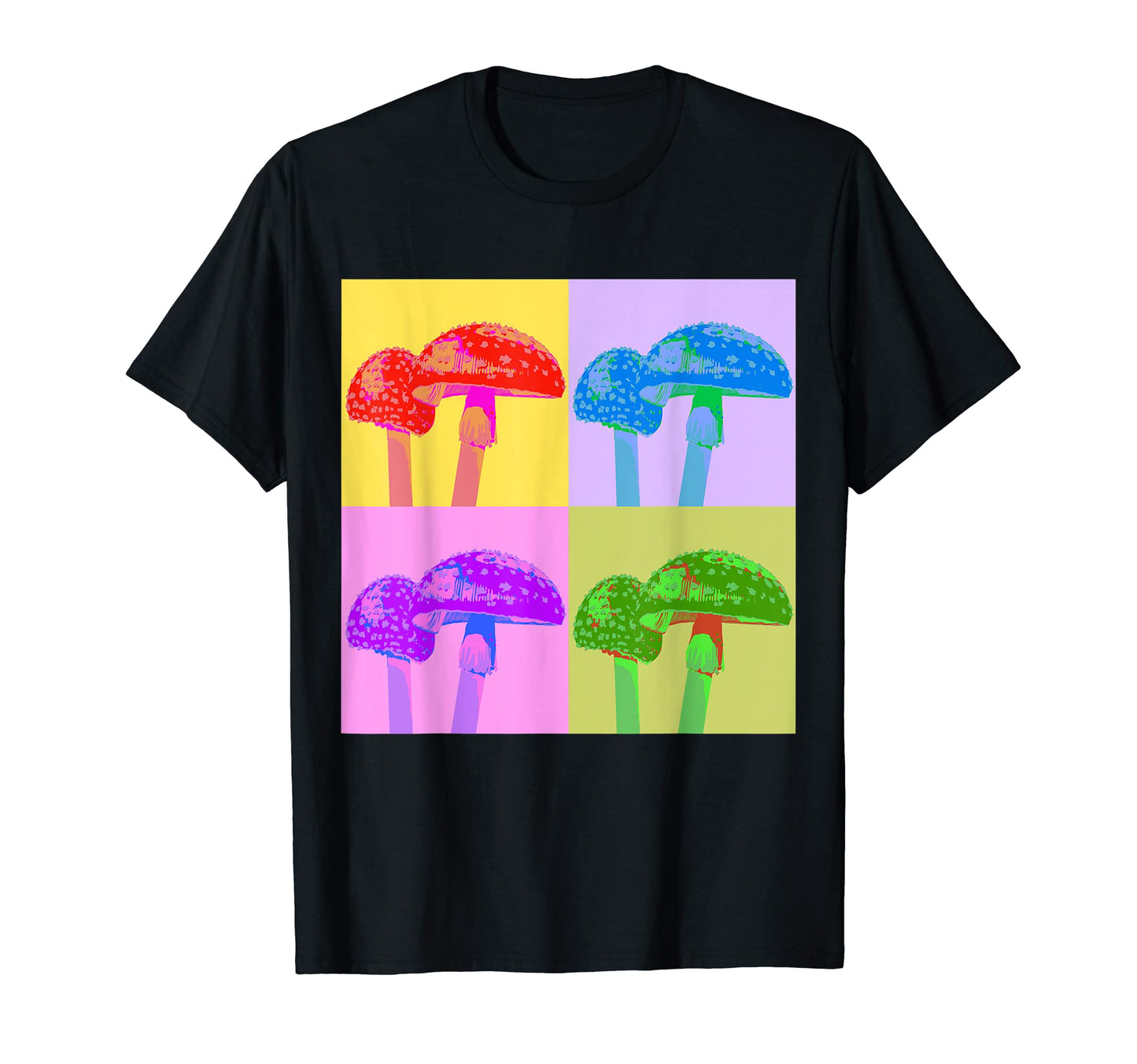 Fly Agaric Amanita Muscaria Pop Art T-Shirt - Aesthetic Graphic Men Women - T-Shirt, Sweatshirt, Hoodie