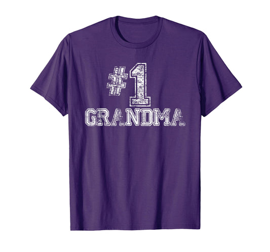 1 Grandma Number One T-Shirt - Minimalist Print Unisex - T-Shirt, Sweatshirt, Hoodie