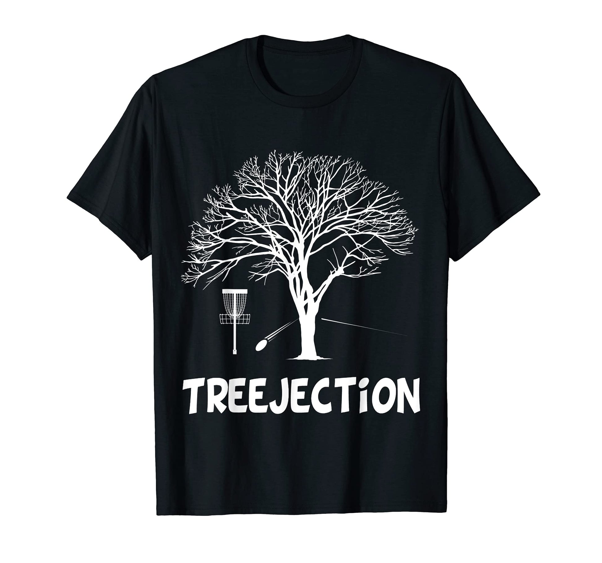 Treejection Funny Disc Golf Tree Player T-Shirt - Trendy Graphic Unisex - T-Shirt, Sweatshirt, Hoodie