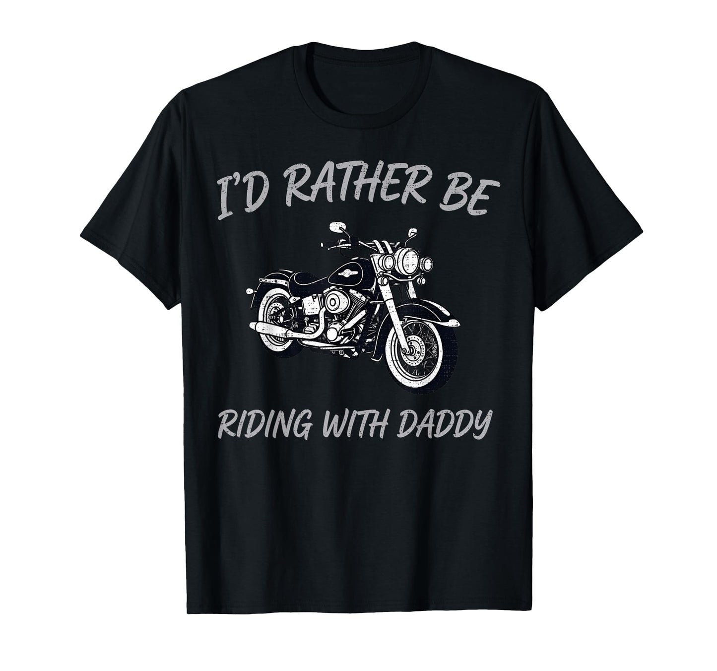 Id Rather Be Riding Dad Funny Motorcycle T-Shirt - Minimalist Print Unisex - T-Shirt, Sweatshirt, Hoodie