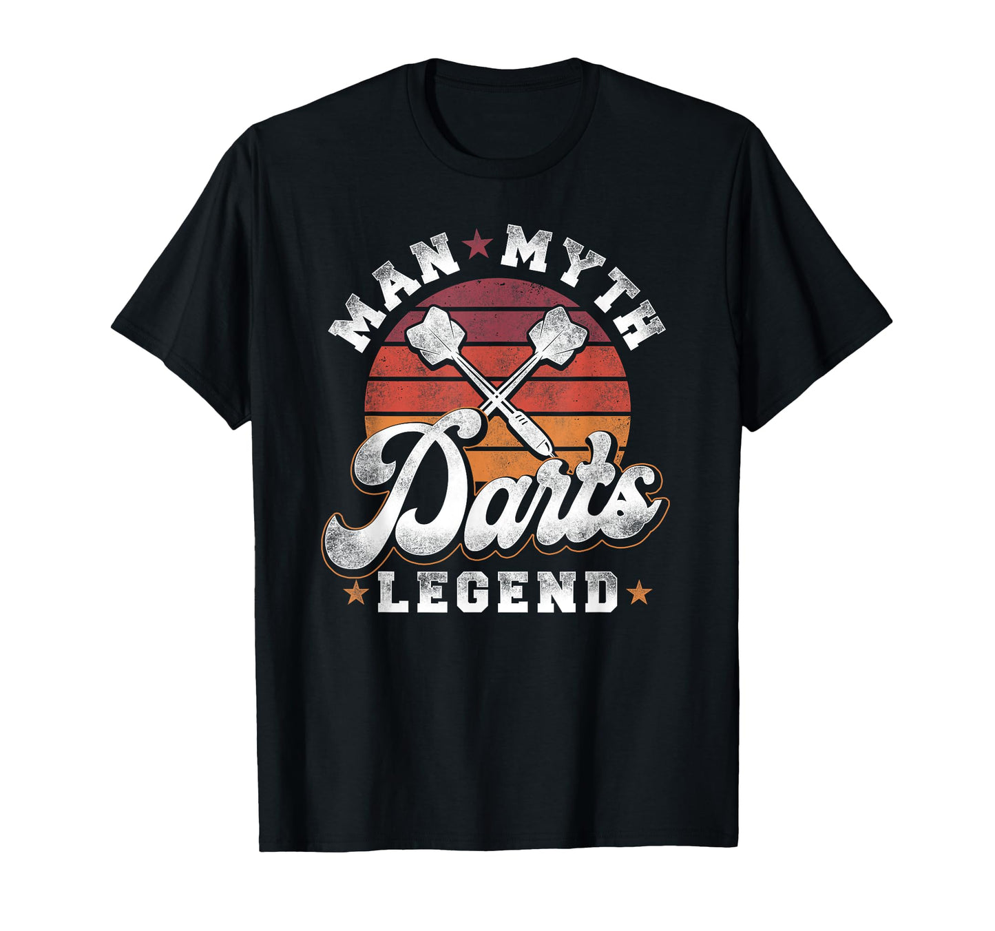 Darts Dad Father Myth Darts Legend T-Shirt - Aesthetic Graphic Men Women - T-Shirt, Sweatshirt, Hoodie