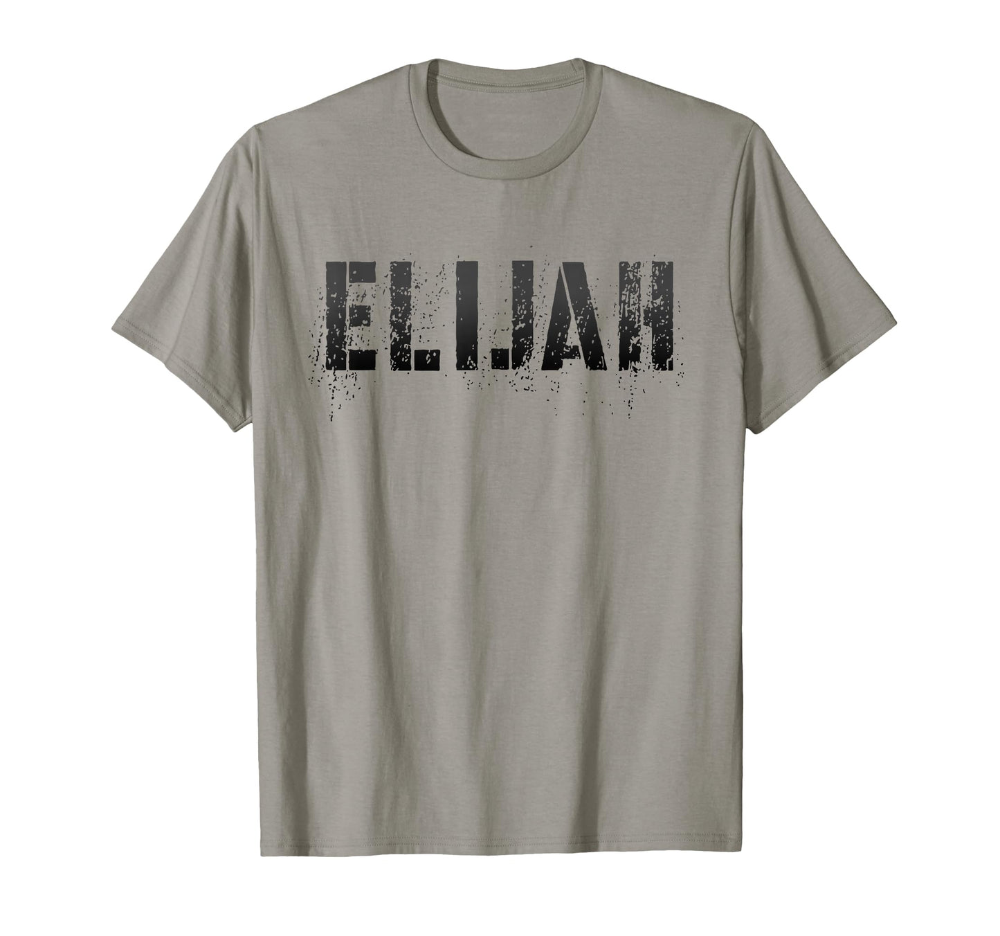First Name Elijah Military T-Shirt - Aesthetic Graphic for Adults - T-Shirt, Sweatshirt, Hoodie